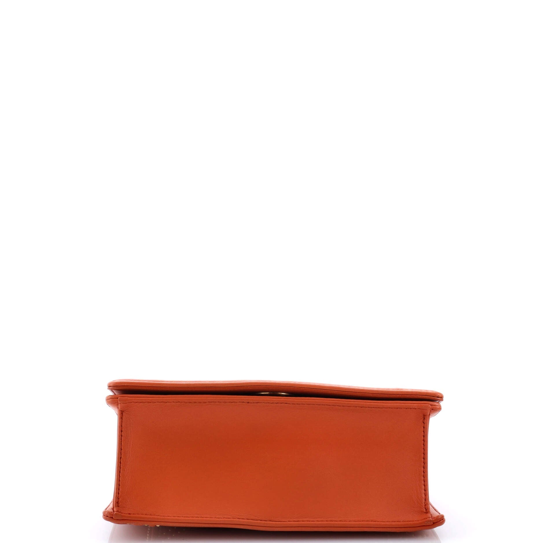 Diorama Flap Bag Studded Leather Small