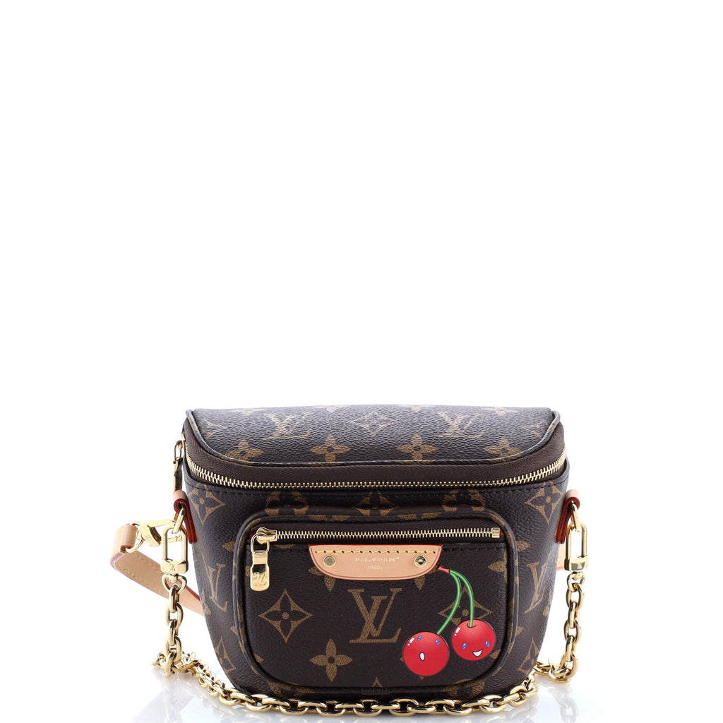 x Takashi Murakami Bum Bag Limited Edition Monogram Cerises Mini