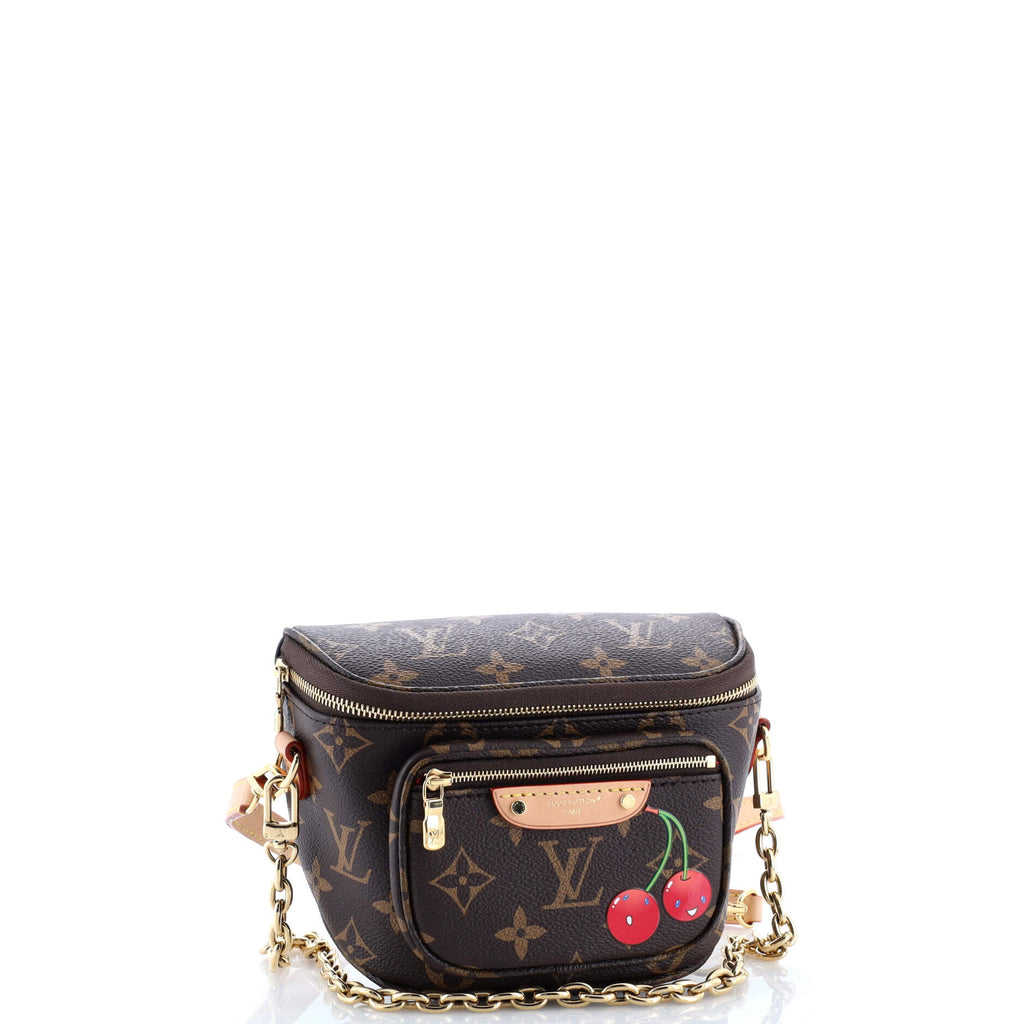x Takashi Murakami Bum Bag Limited Edition Monogram Cerises Mini