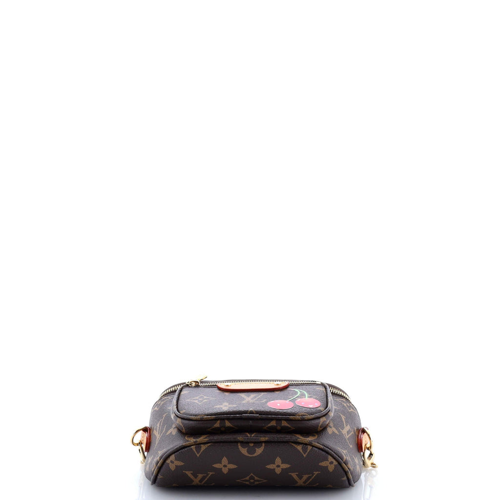 x Takashi Murakami Bum Bag Limited Edition Monogram Cerises Mini