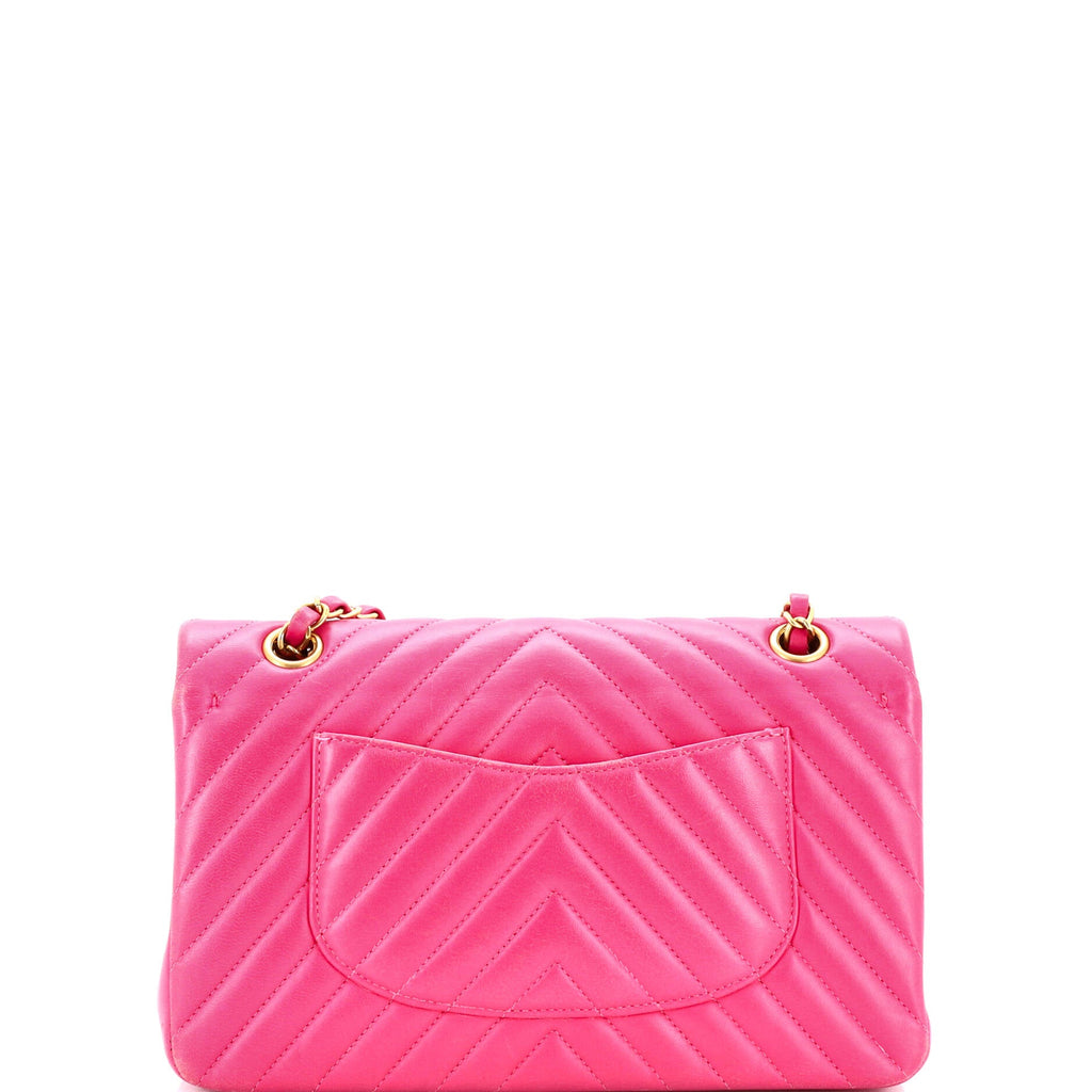 Classic Double Flap Bag Chevron Lambskin Medium
