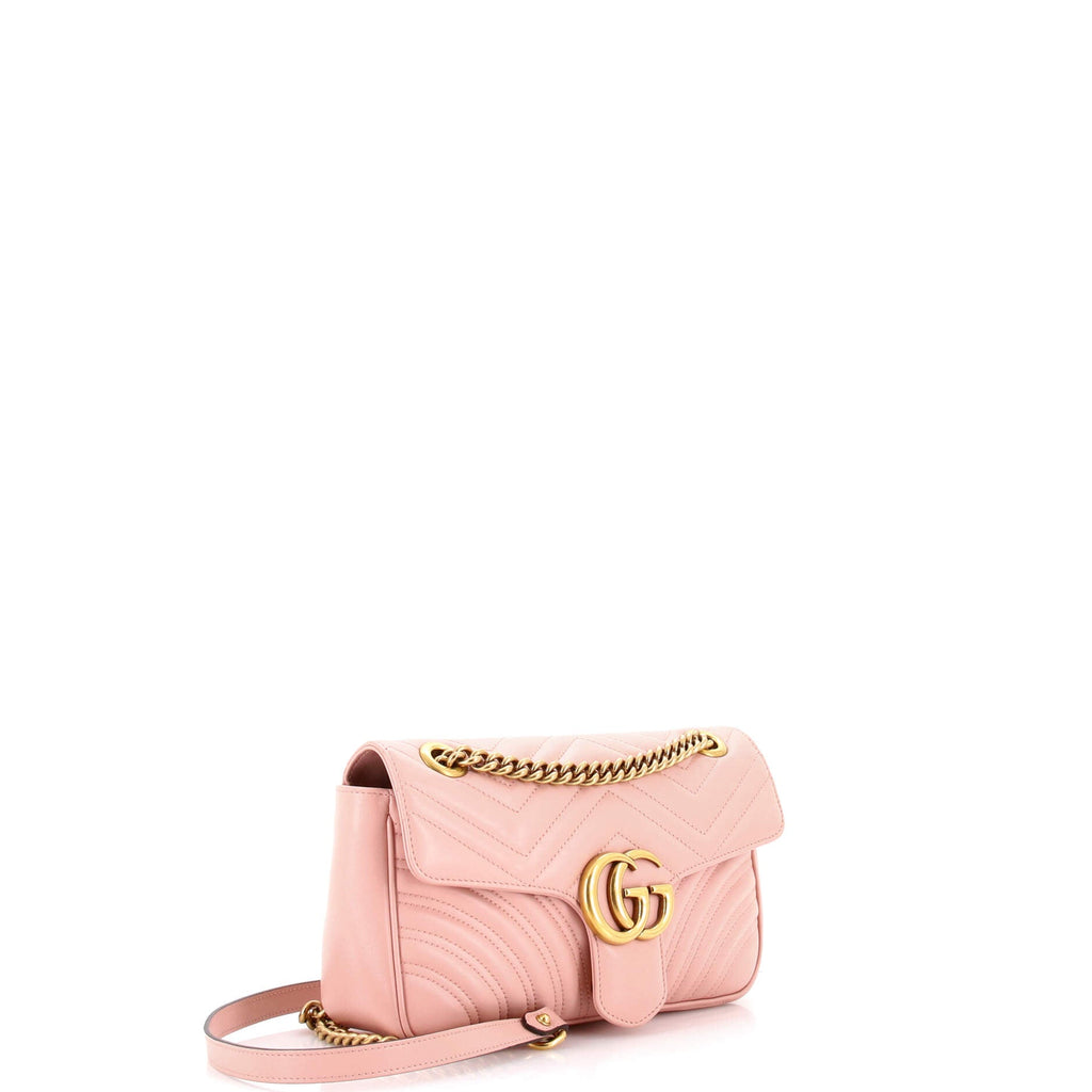 GG Marmont Flap Bag Matelasse Leather Small