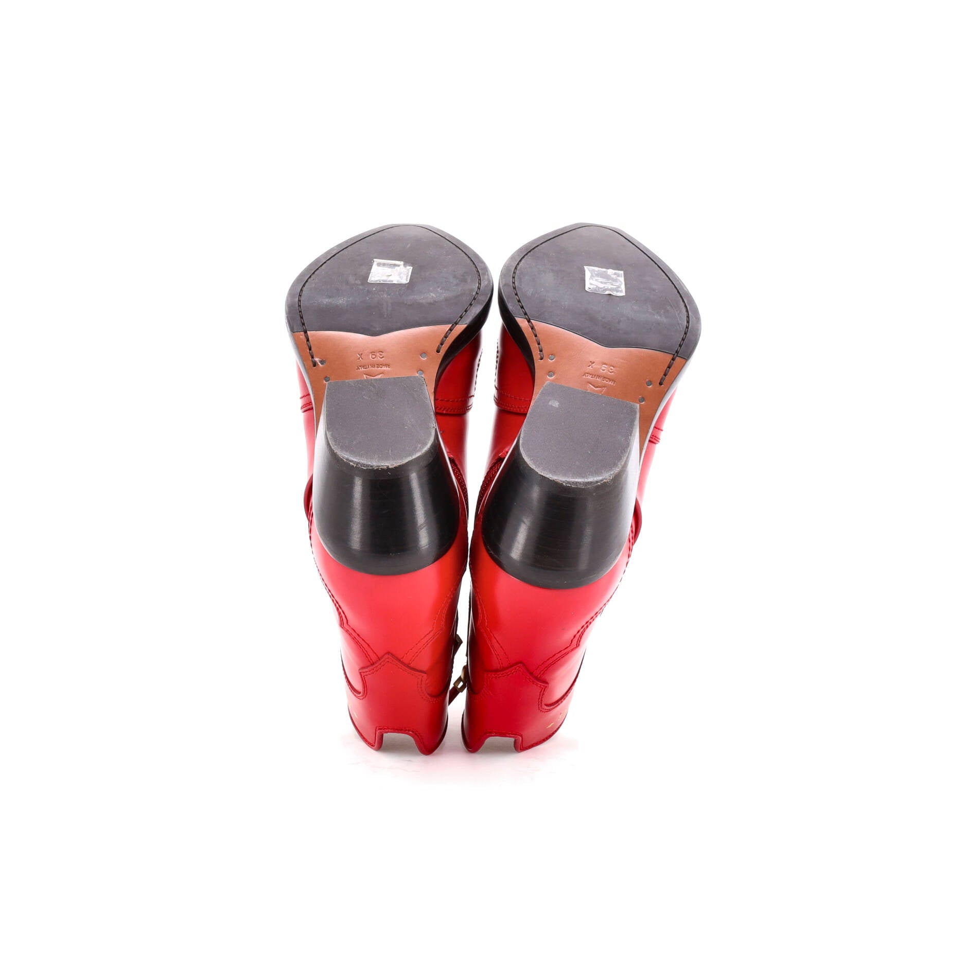 Women's West Cowboy Ankle Boots Leather