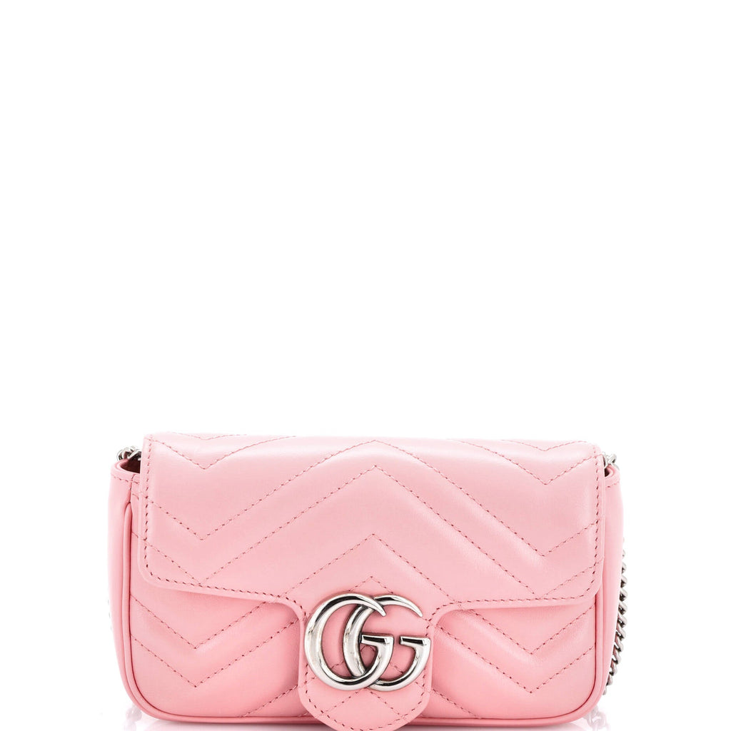 GG Marmont Flap Bag Matelasse Leather Super Mini