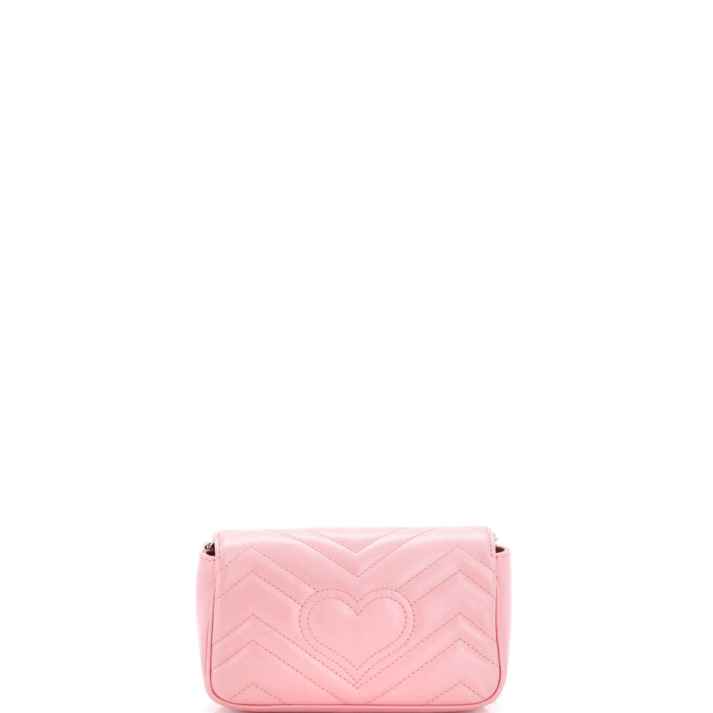 GG Marmont Flap Bag Matelasse Leather Super Mini