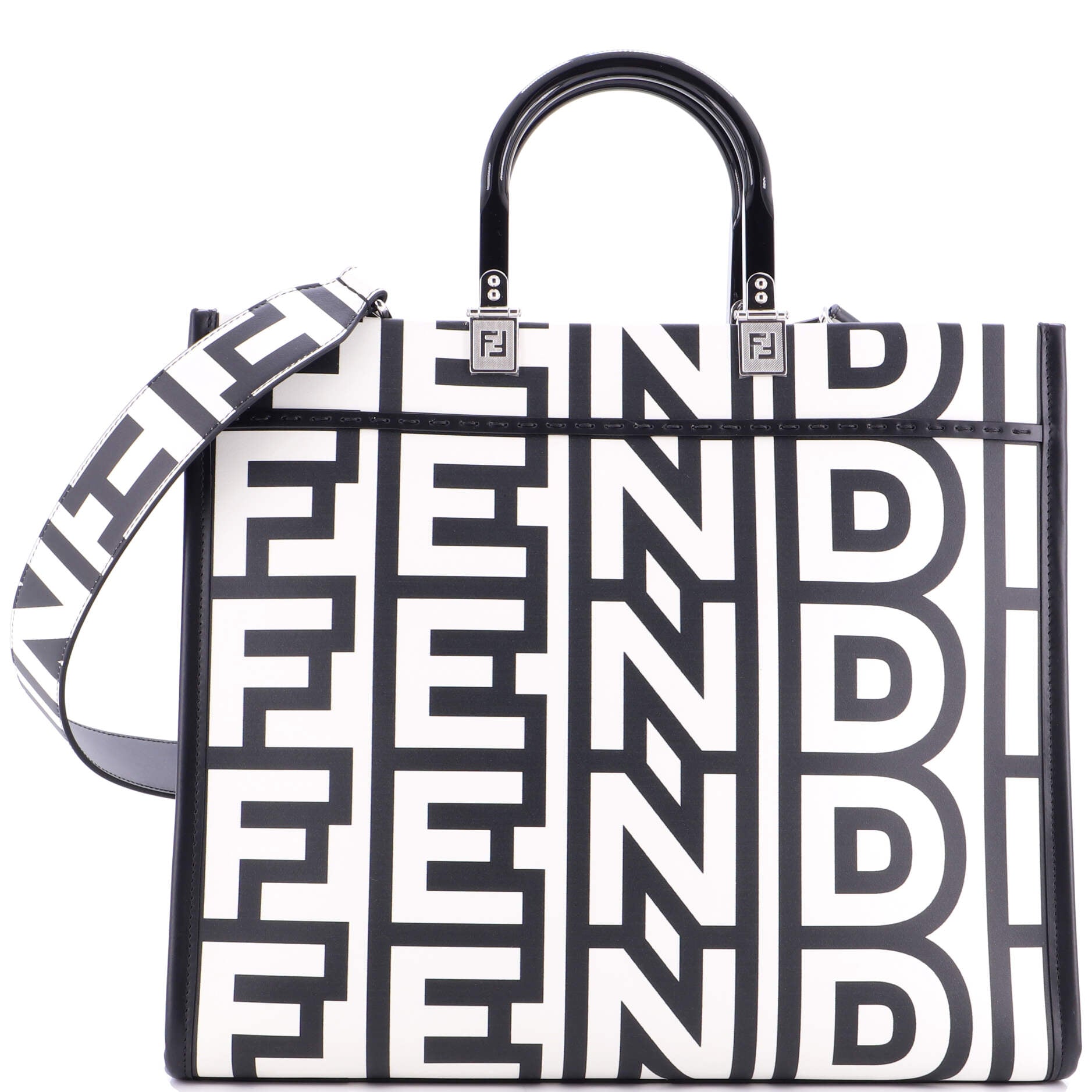 x Marc Jacobs Sunshine Shopper Tote Printed Leather Medium