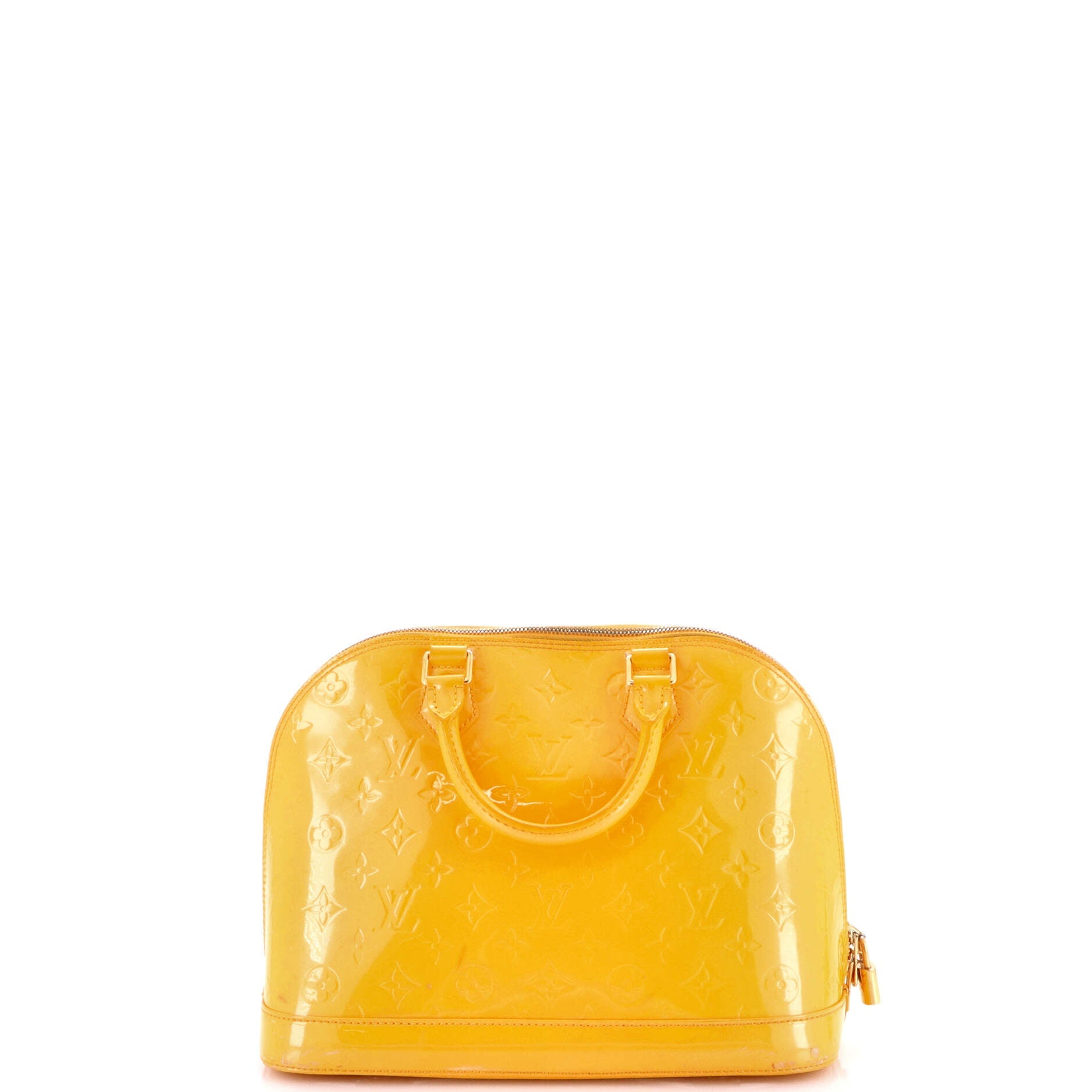 Alma Handbag Monogram Vernis PM