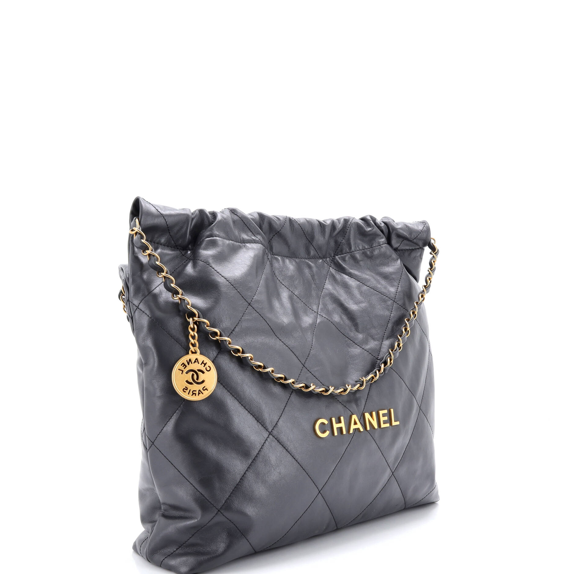 22 Chain Hobo Quilted Calfskin Medium