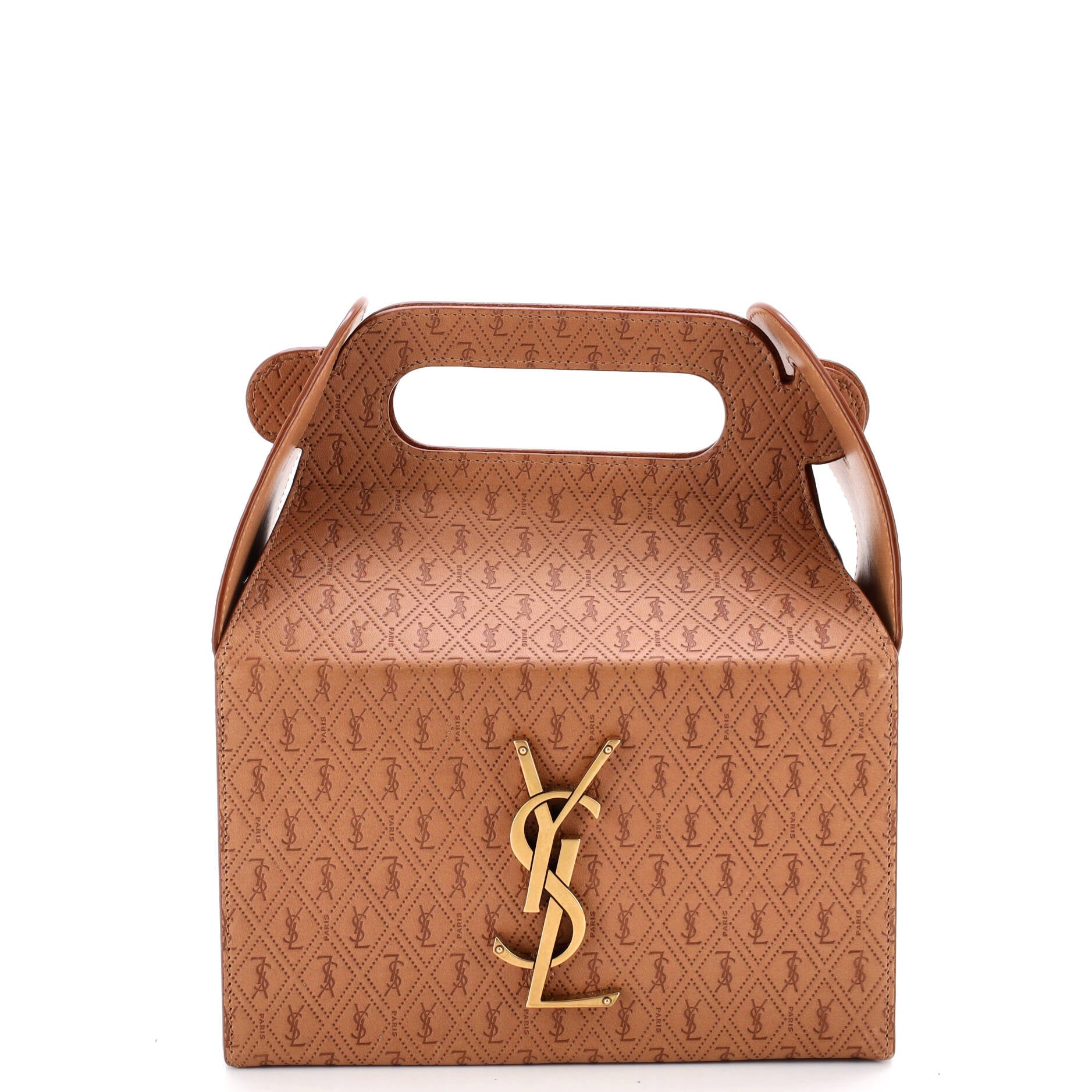 Take-Away Box Bag Monogram All Over Leather