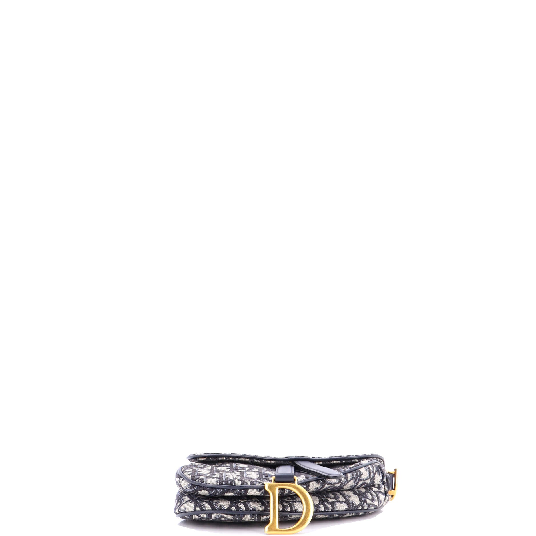 Saddle Handbag Oblique Canvas Mini