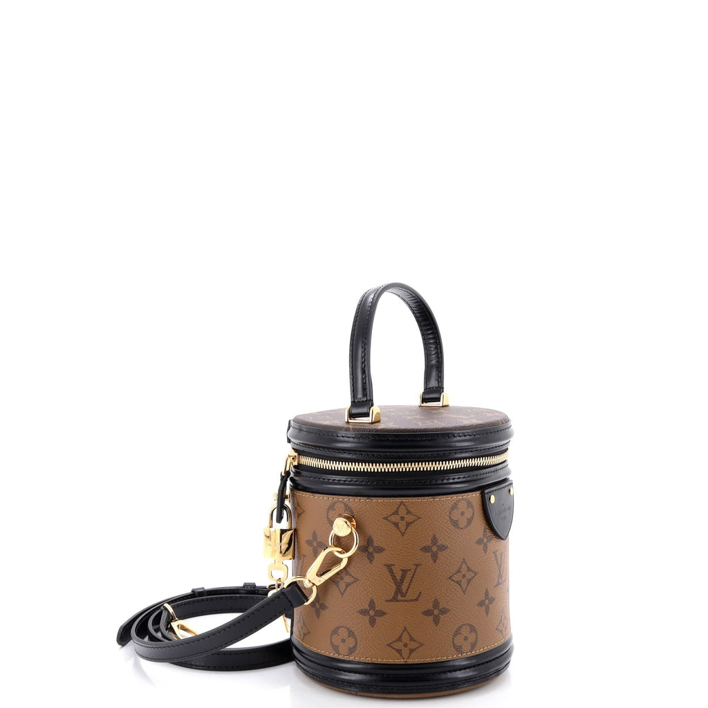 Cannes Handbag Reverse Monogram Canvas