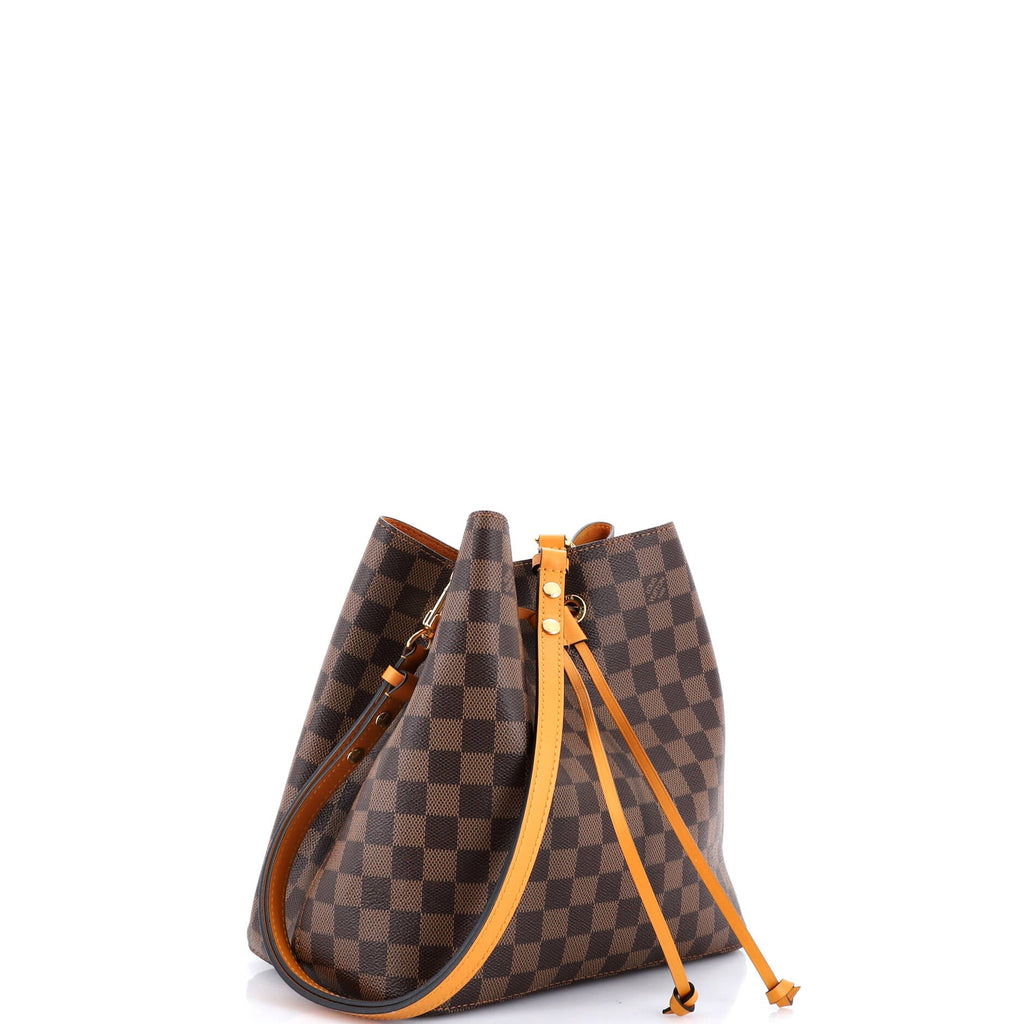 NeoNoe Handbag Damier with Leather MM