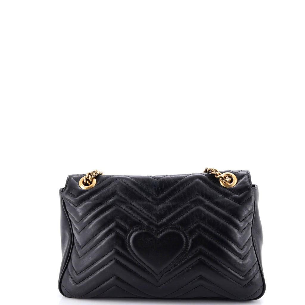 GG Marmont Flap Bag Matelasse Leather Medium