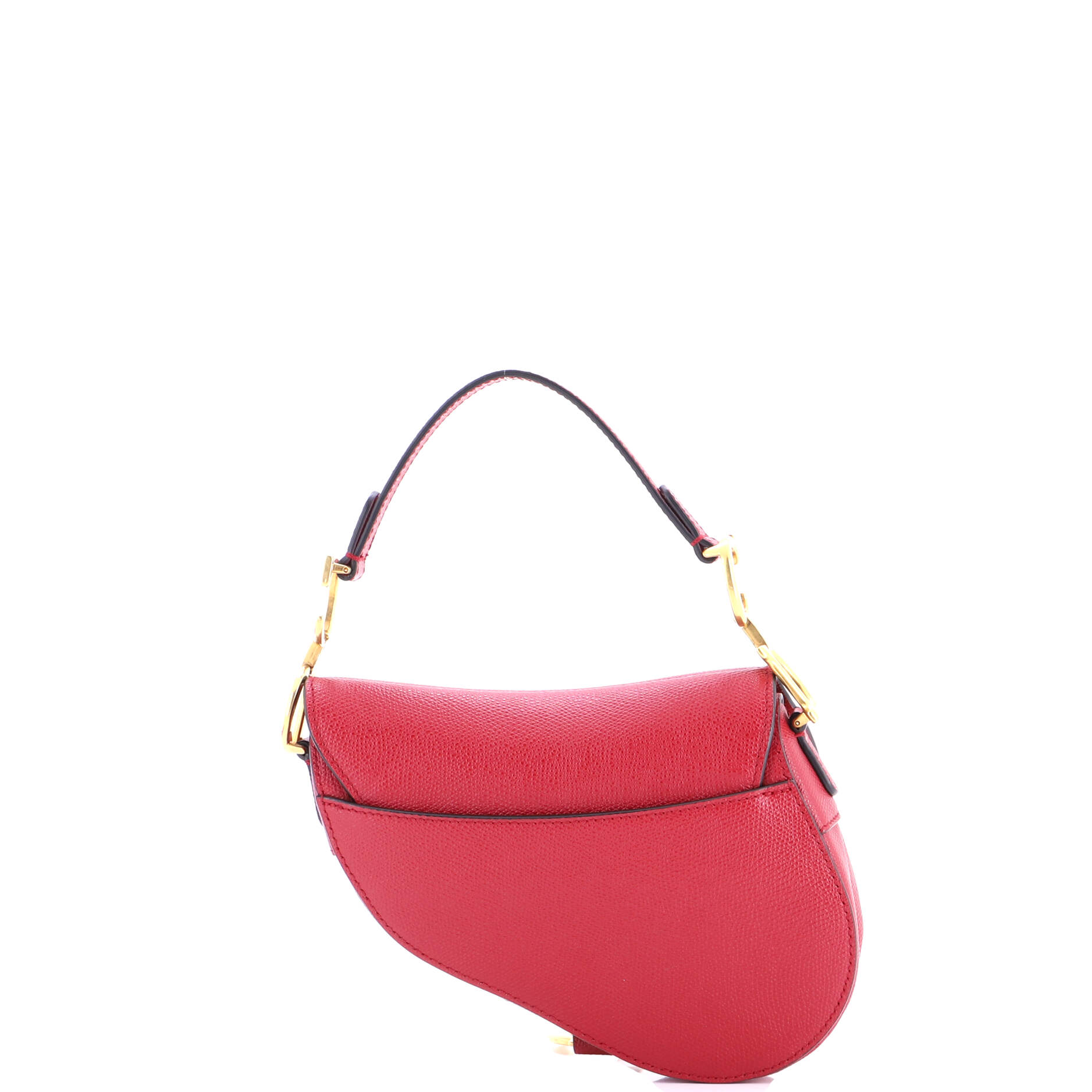 Saddle Handbag Leather Mini