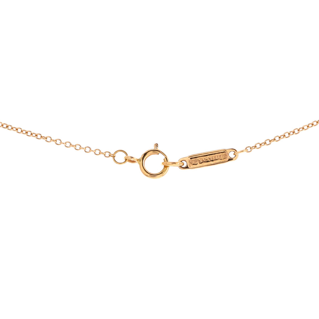Metro Cross Pendant Necklace 18K Yellow Gold and Diamonds
