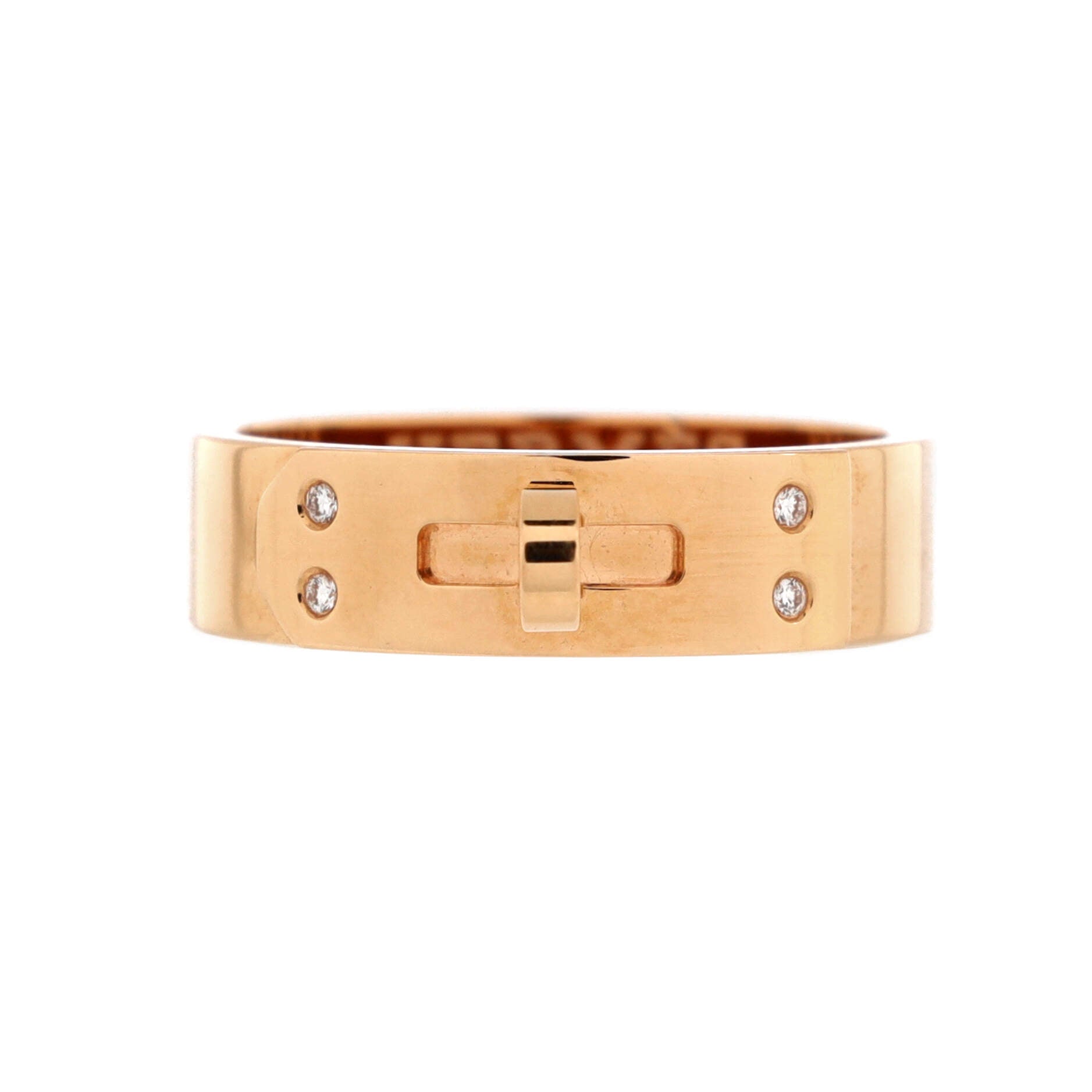 Kelly Ring 18K Rose Gold with Diamonds PM
