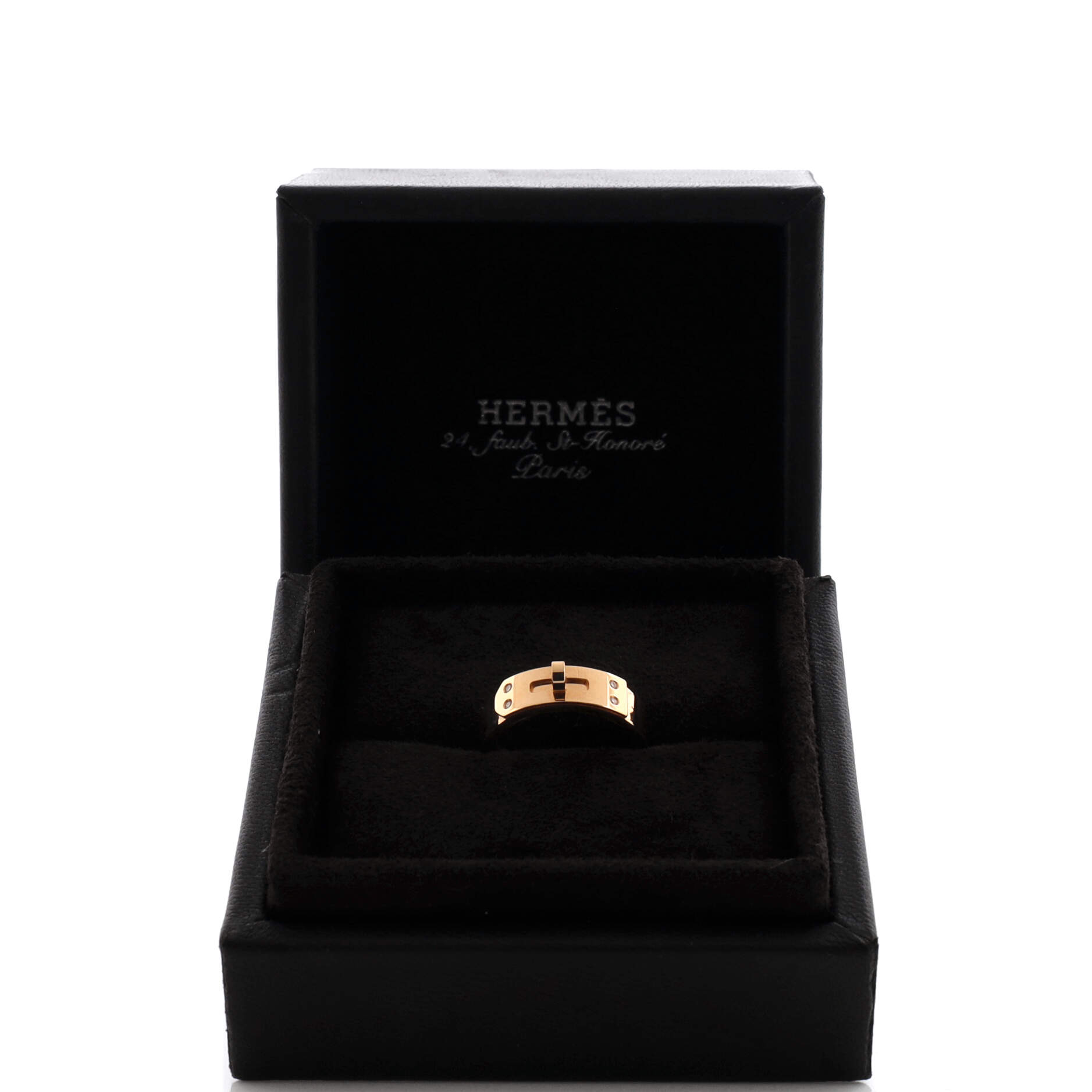Kelly Ring 18K Rose Gold with Diamonds PM