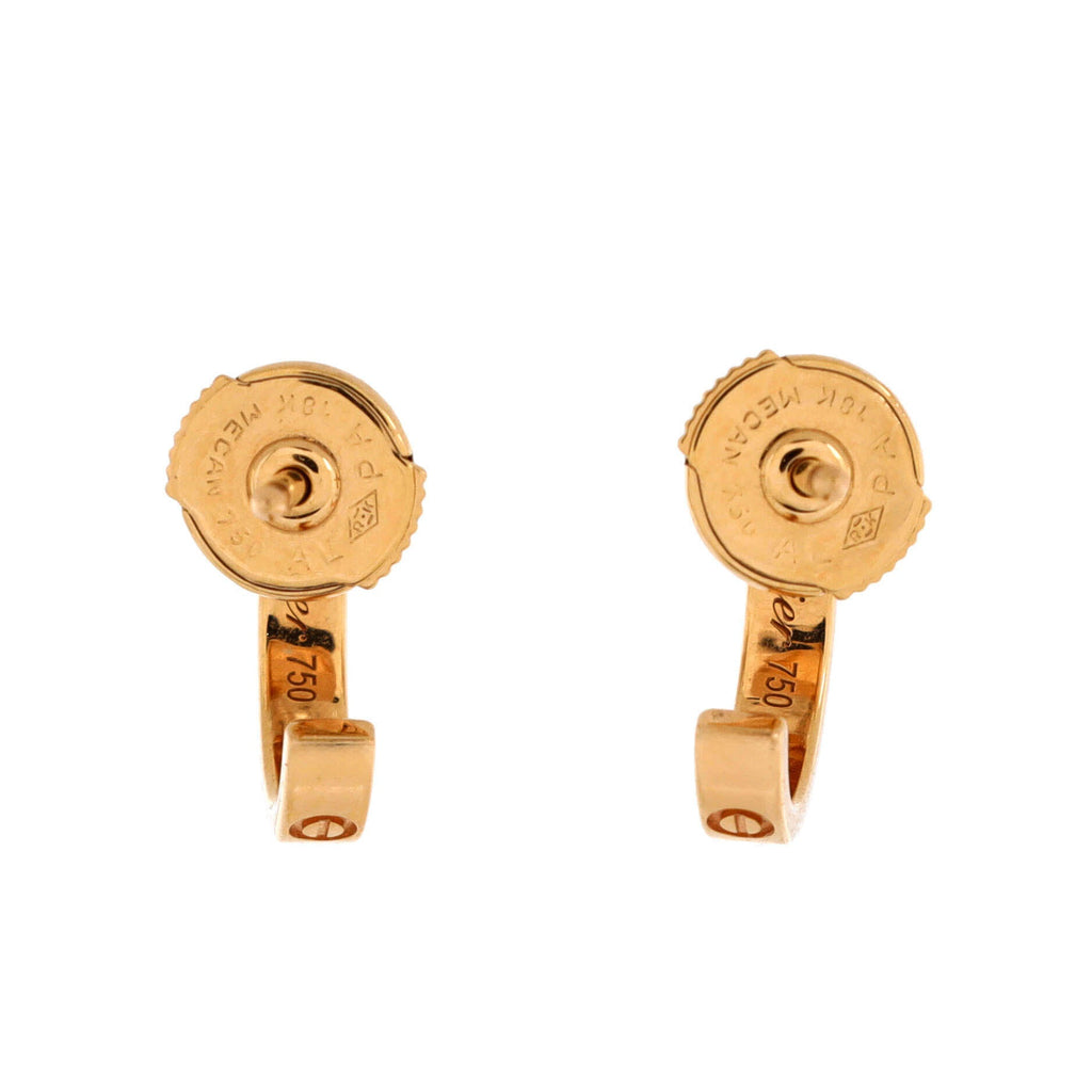 Love Hoop Earrings 18K Rose Gold Small