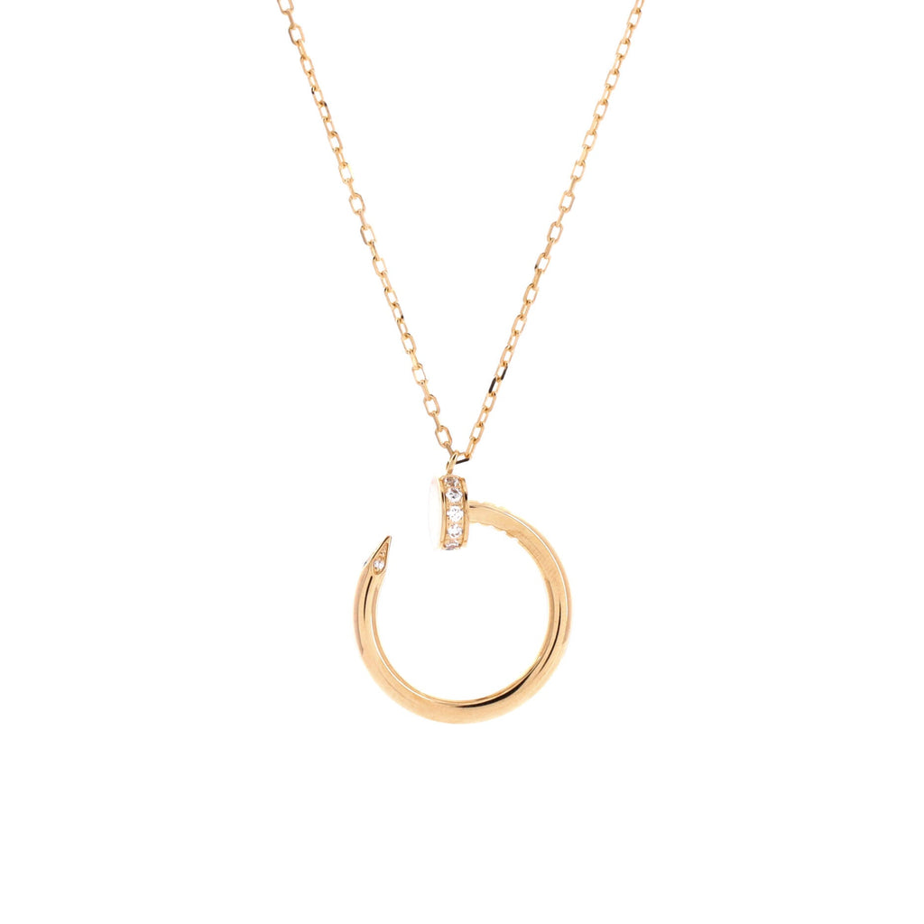 Juste un Clou Pendant Necklace 18K Yellow Gold with Diamonds