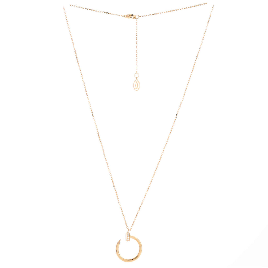 Juste un Clou Pendant Necklace 18K Yellow Gold with Diamonds