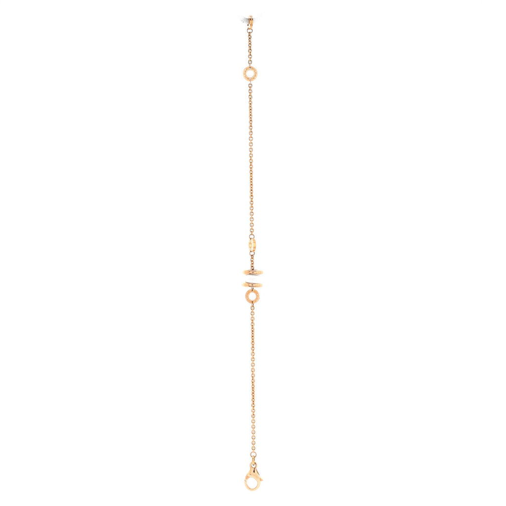 B.Zero1 Soft Bracelet 18K Rose Gold with Ceramic