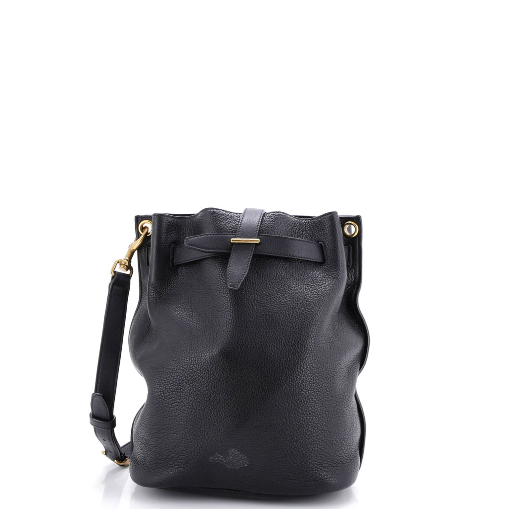 Boucle Bucket Bag Leather