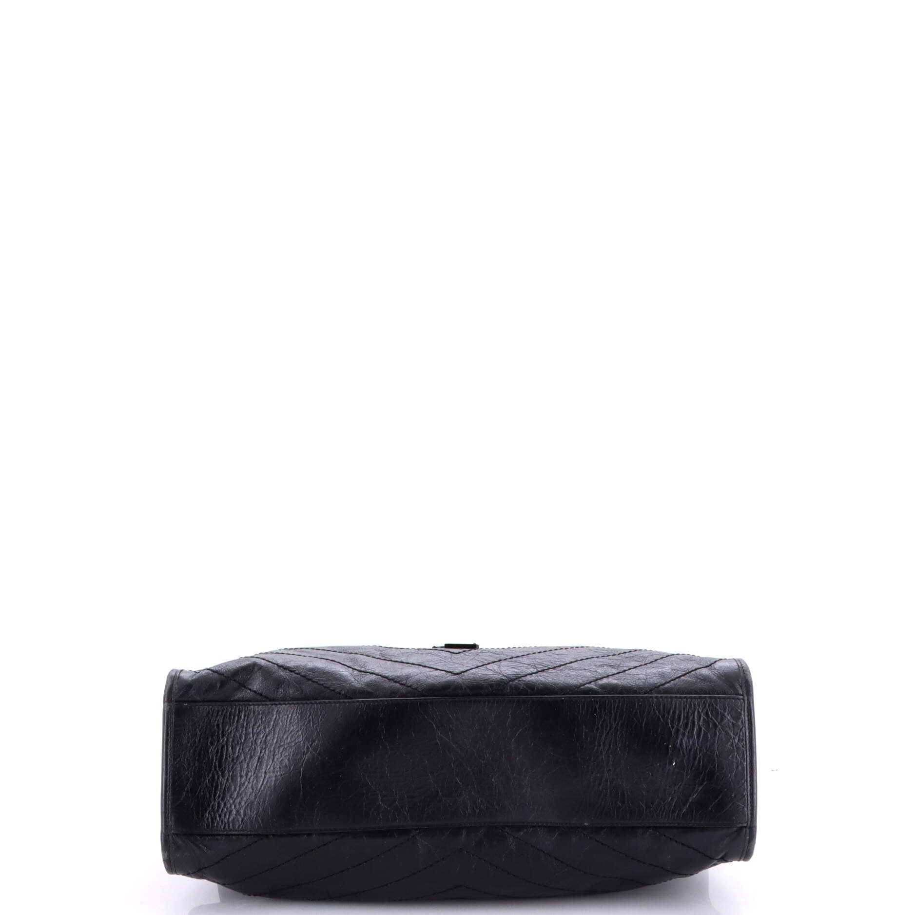 Niki Shopping Tote Matelasse Chevron Leather Large