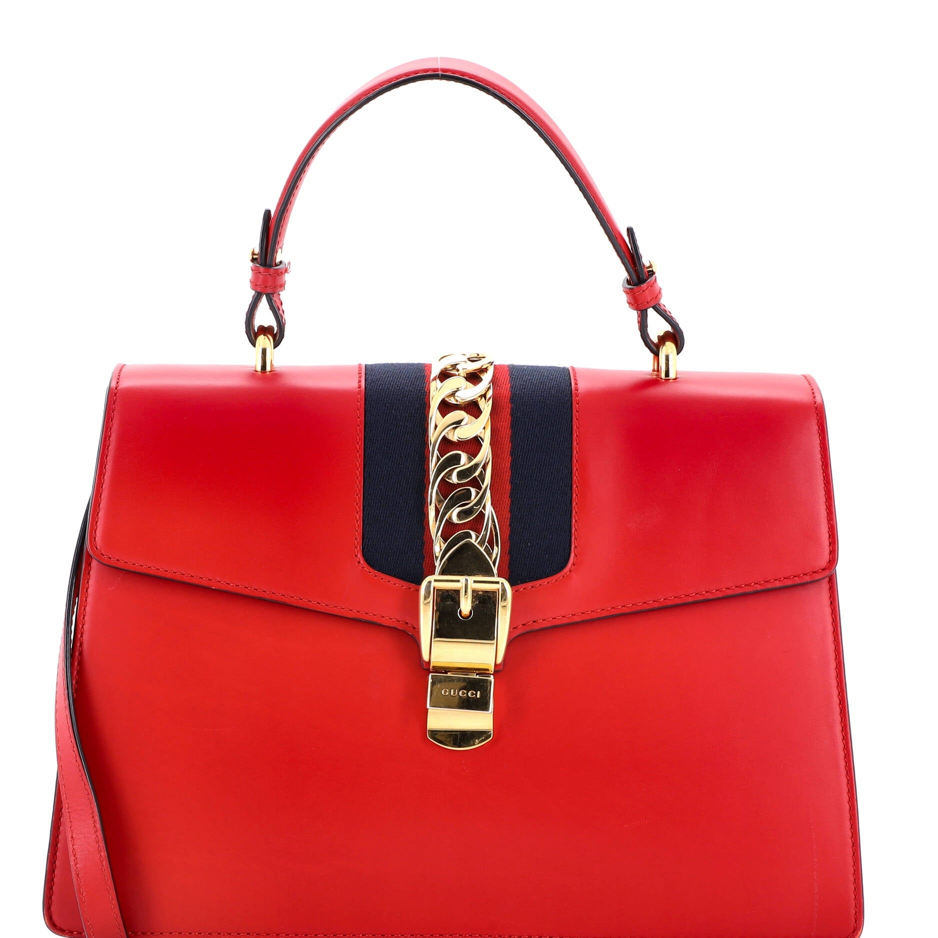 Sylvie Top Handle Bag Leather Medium