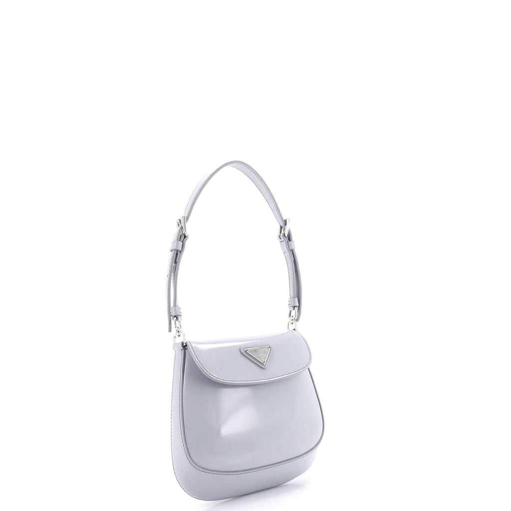 Cleo Flap Shoulder Bag Spazzolato Leather Mini