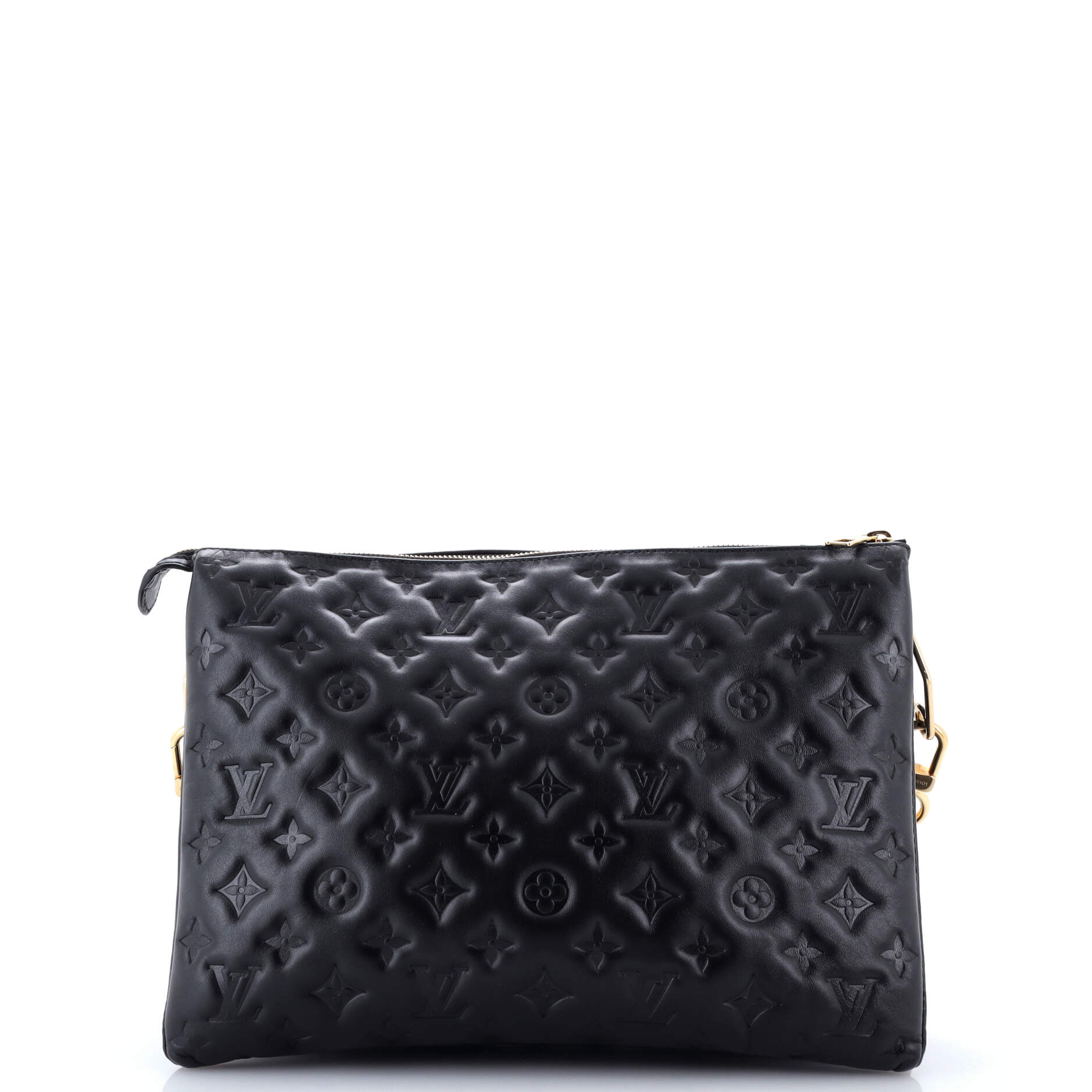 Coussin Bag Monogram Embossed Lambskin MM