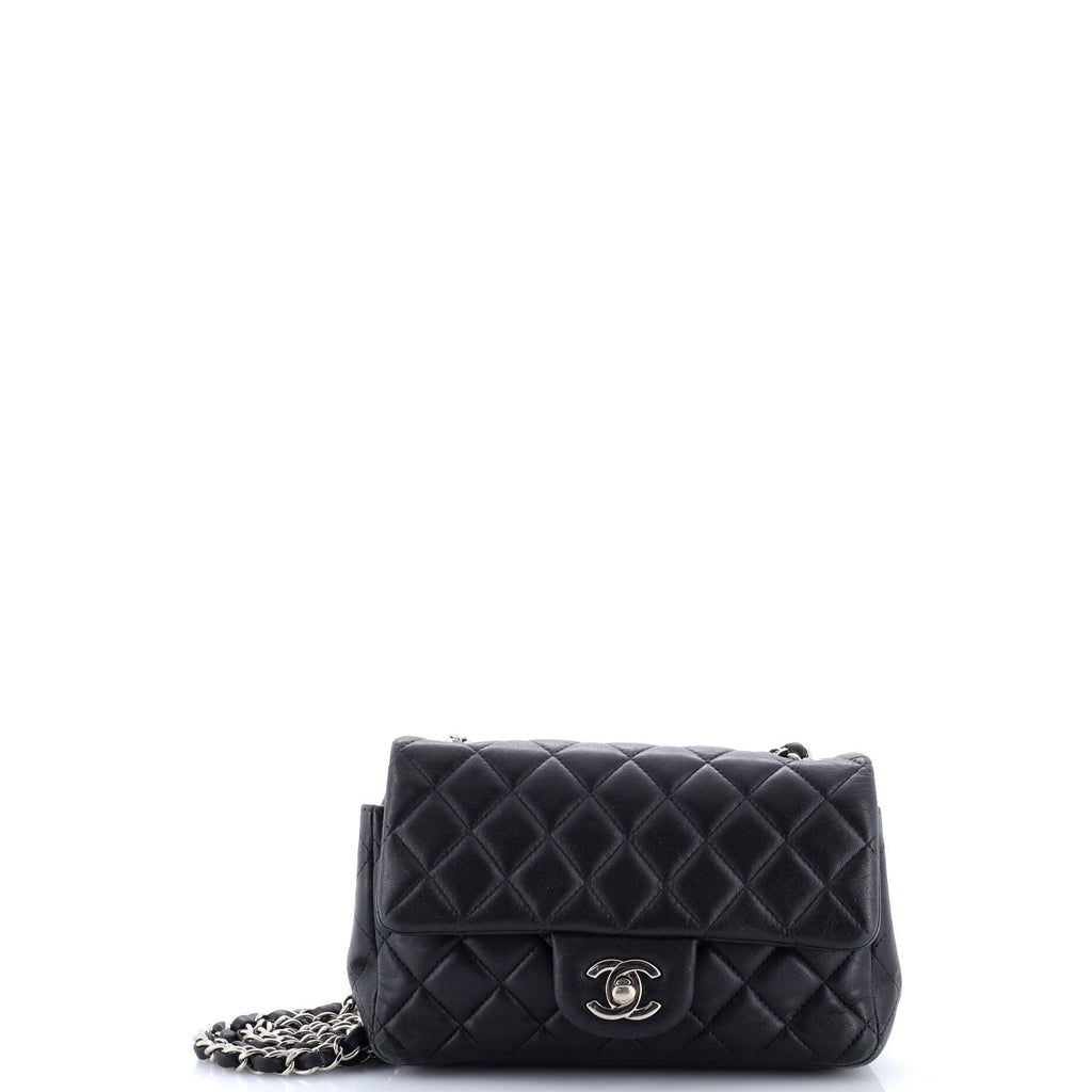 Classic Single Flap Bag Quilted Lambskin Mini