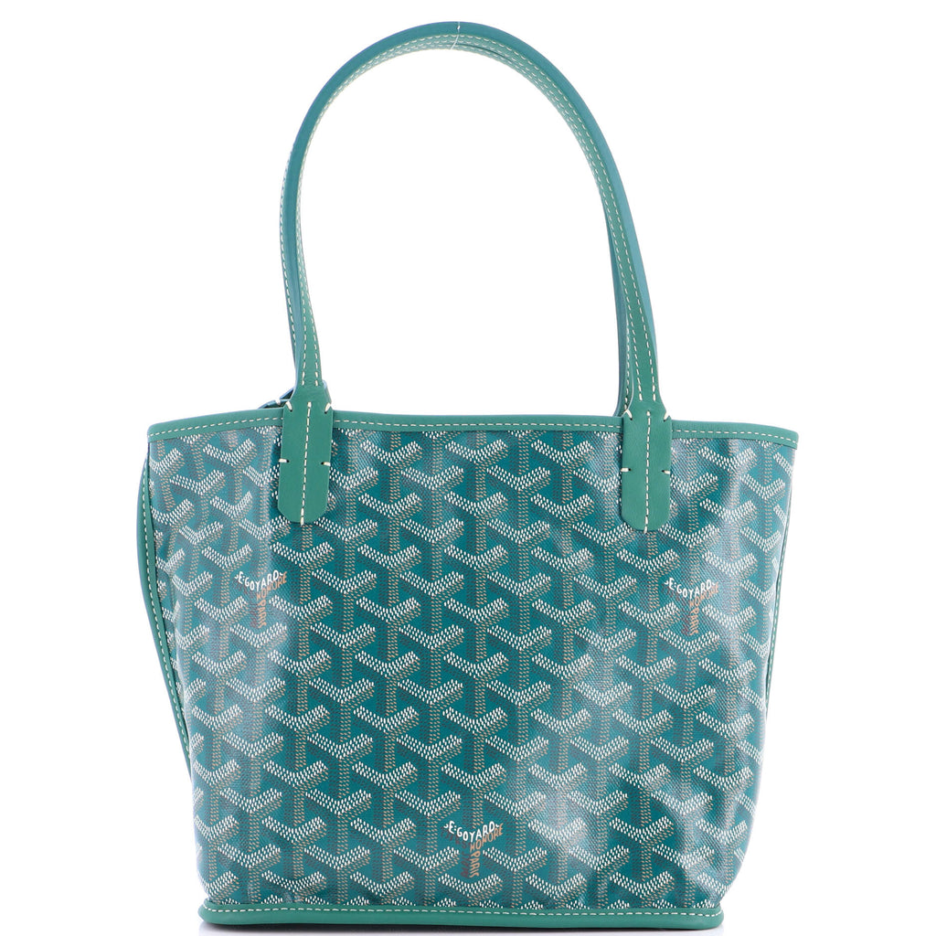 Anjou Reversible Tote Coated Canvas Mini