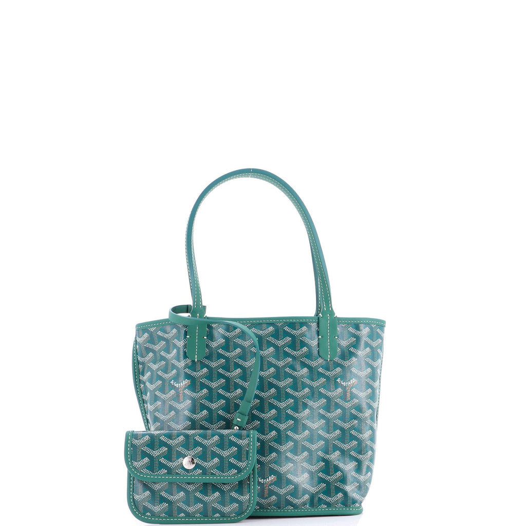 Anjou Reversible Tote Coated Canvas Mini