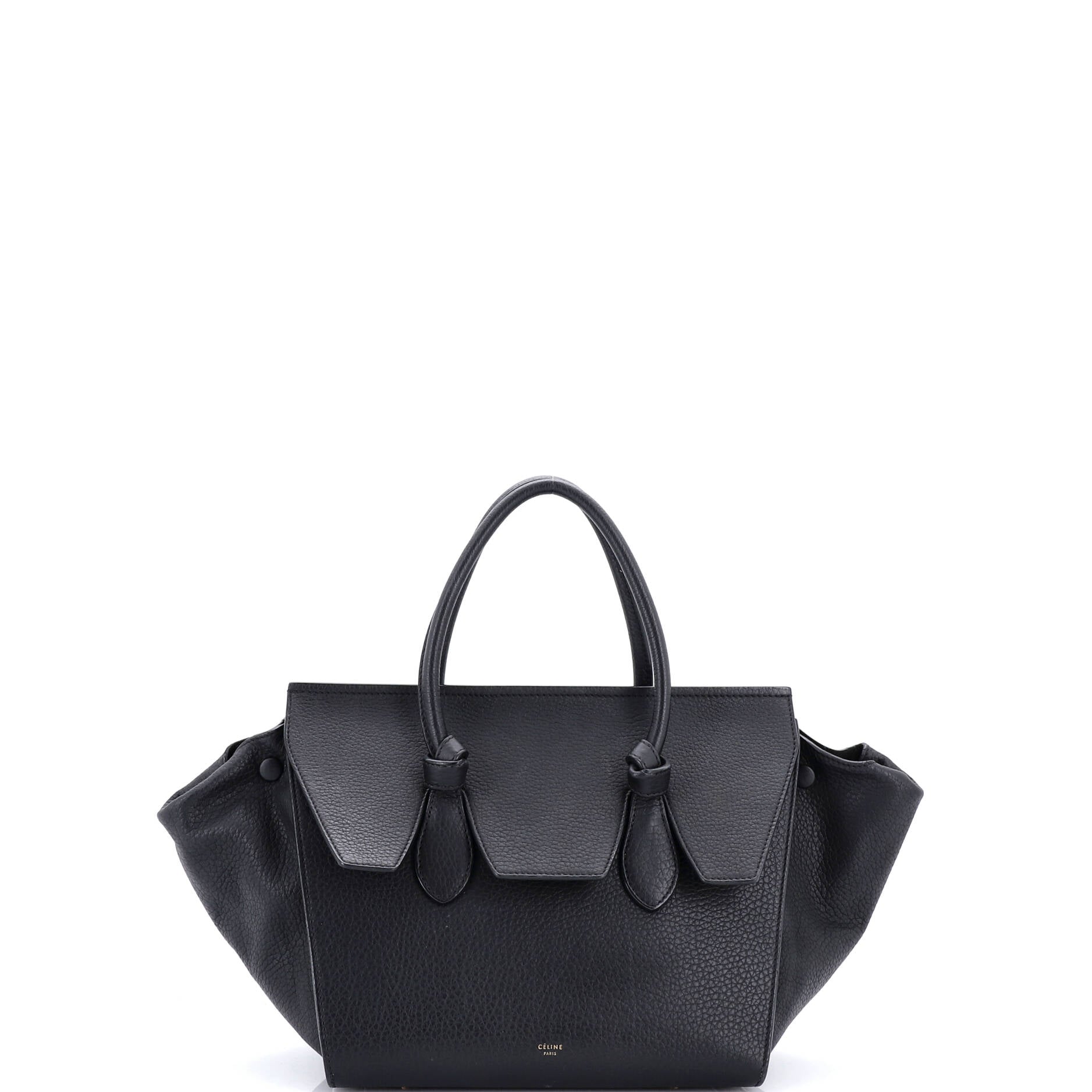 Tie Knot Tote Grainy Leather Small