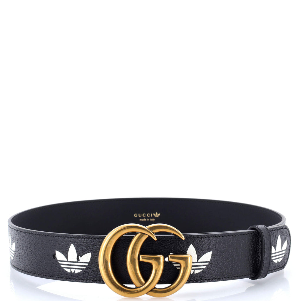 x adidas GG Marmont Belt Printed Leather