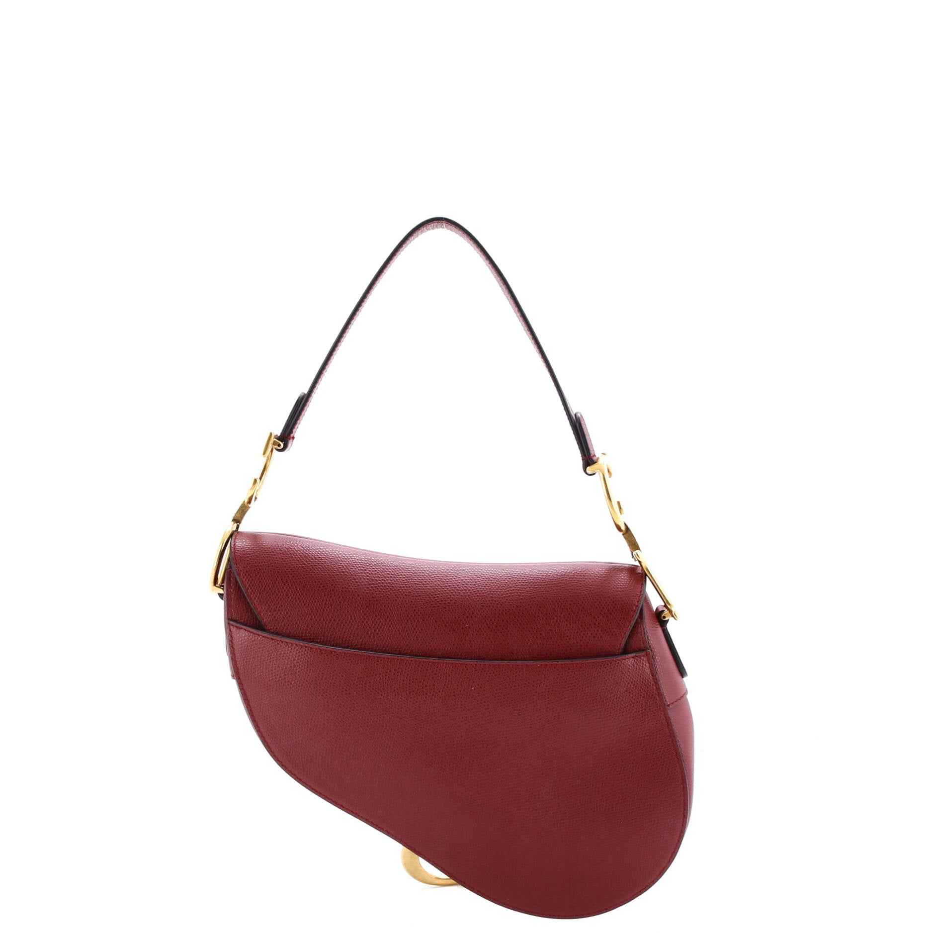 Saddle Handbag Leather Medium