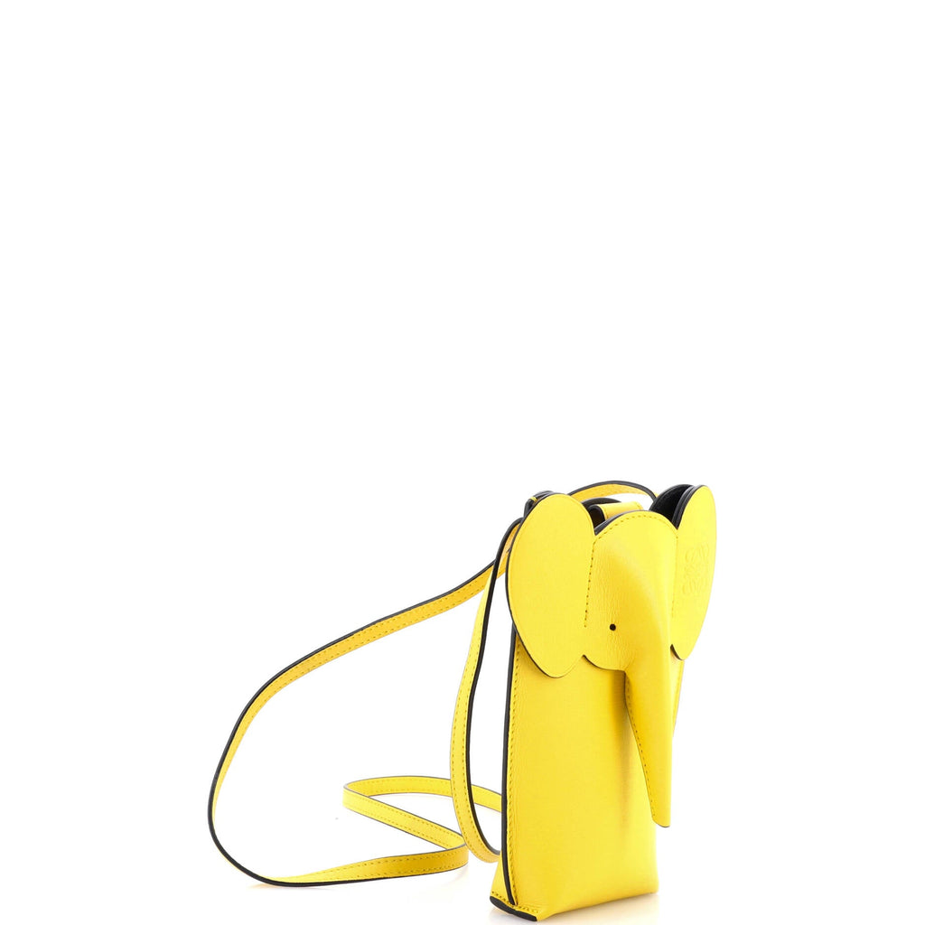 Elephant Pocket Crossbody Bag Leather