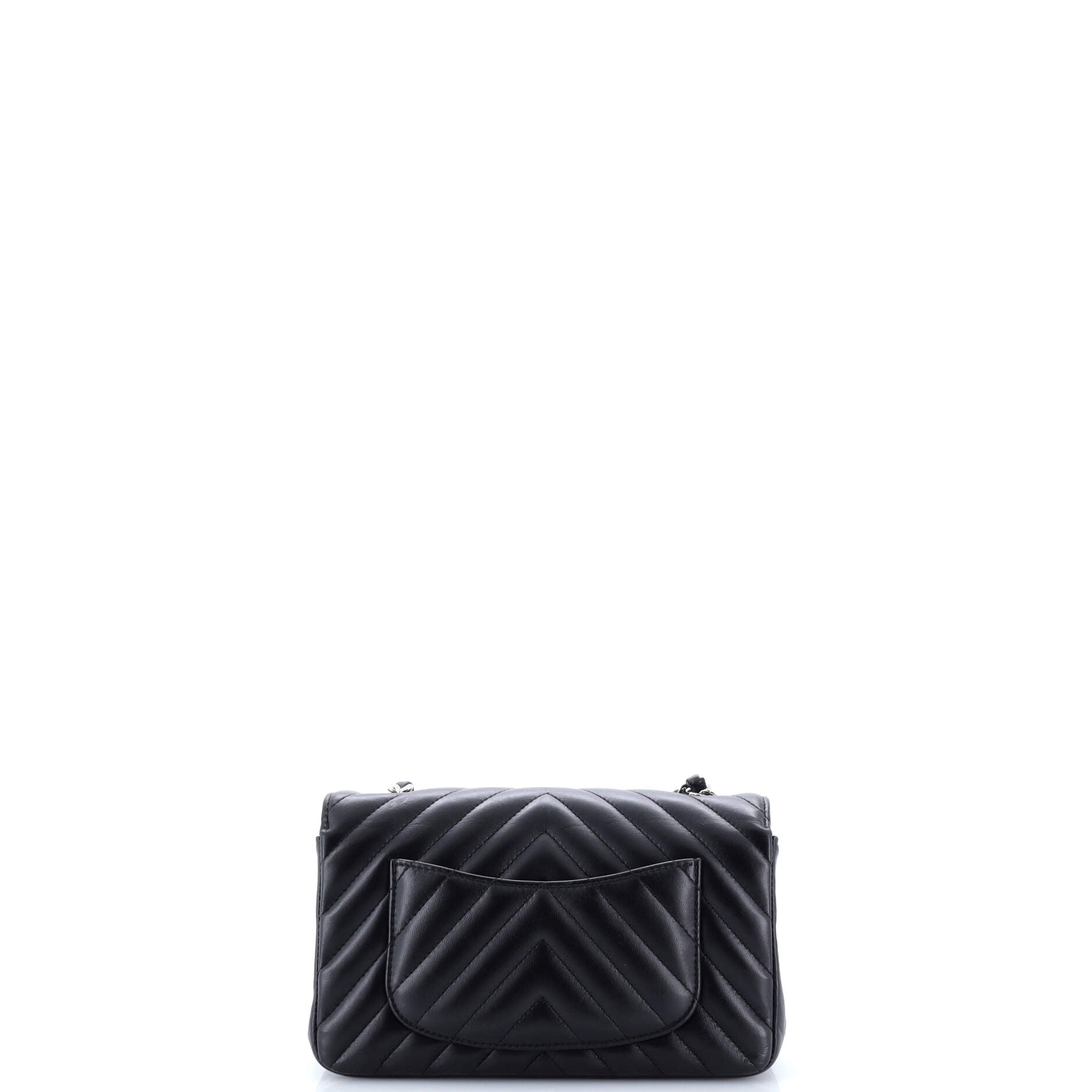Classic Single Flap Bag Chevron Lambskin Mini