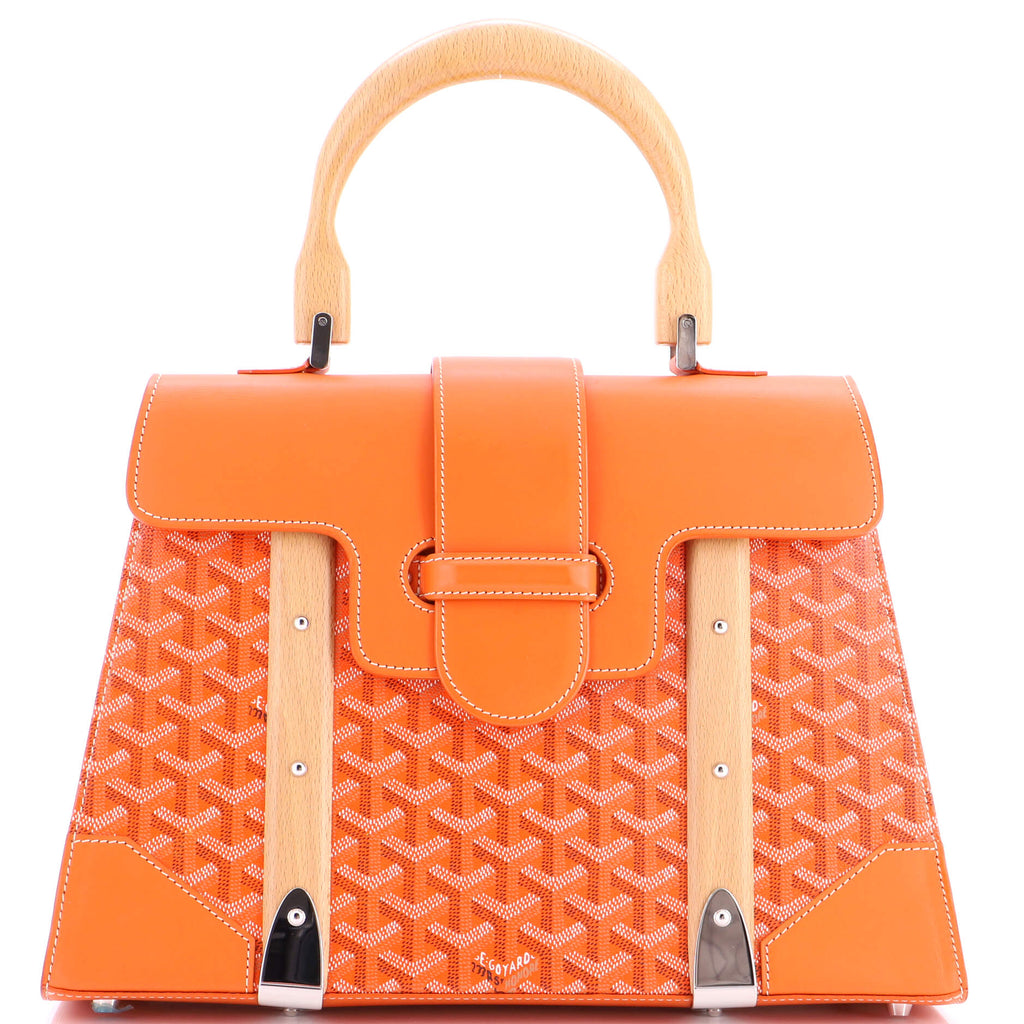 Saigon Top Handle Bag Coated Canvas with Leather MM