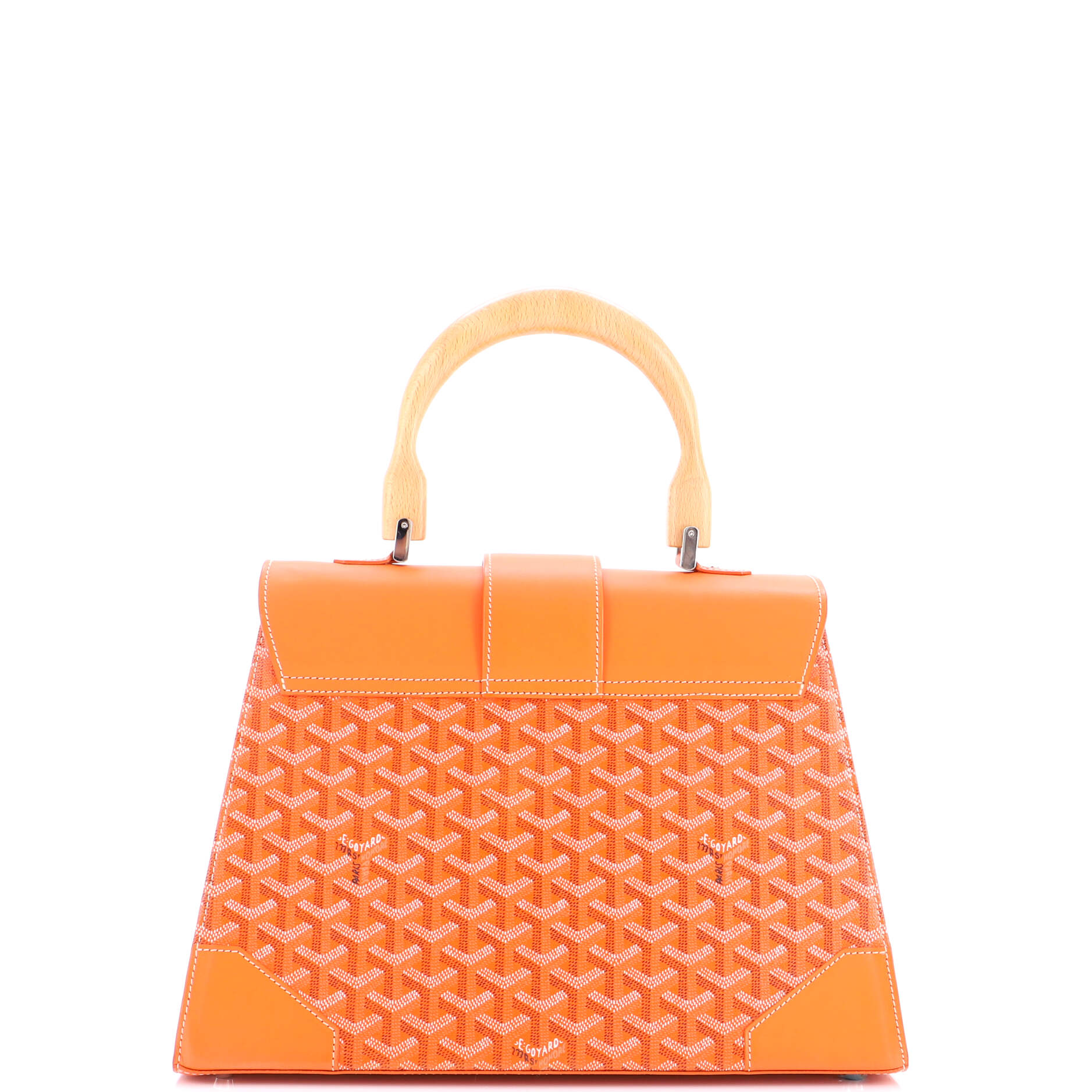 Saigon Top Handle Bag Coated Canvas with Leather MM