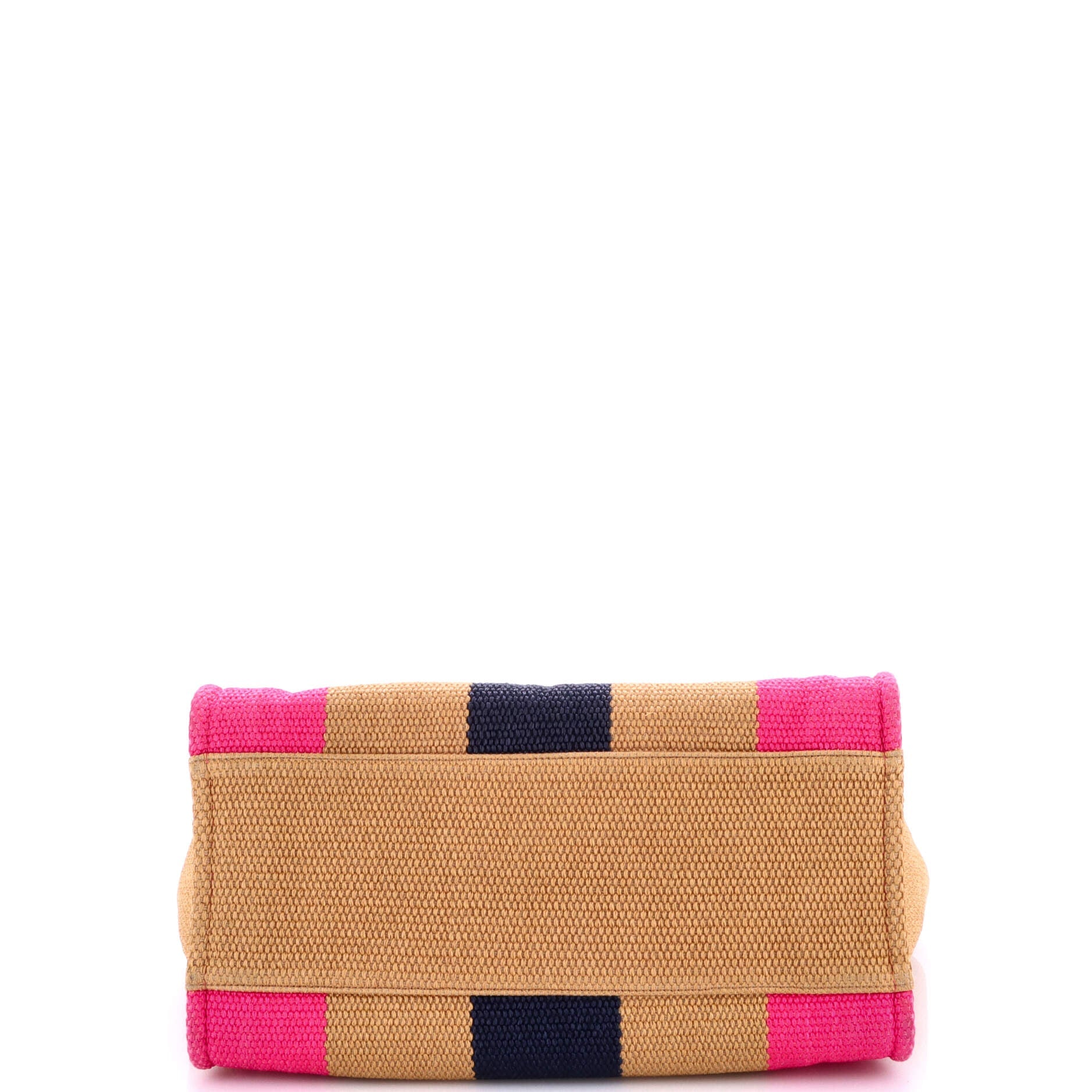 Deauville Tote Striped Viscose Canvas Medium