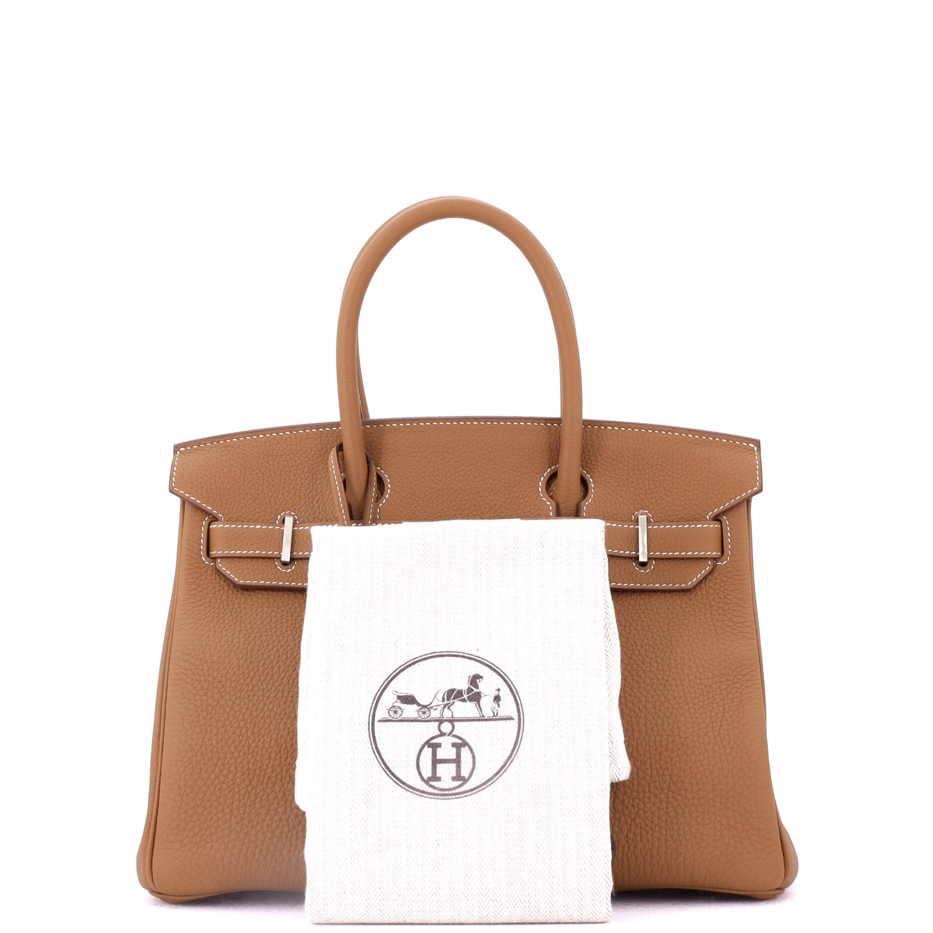Birkin Handbag Gold Togo with Palladium Hardware 30
