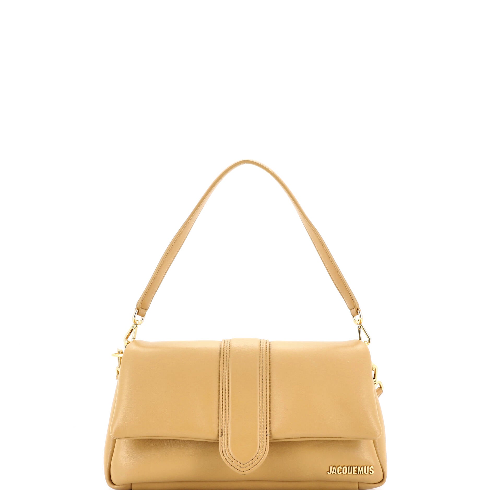 Le Bambinou Flap Shoulder Bag Padded Leather