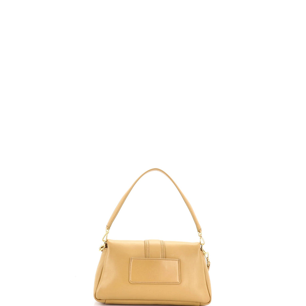 Le Bambinou Flap Shoulder Bag Padded Leather