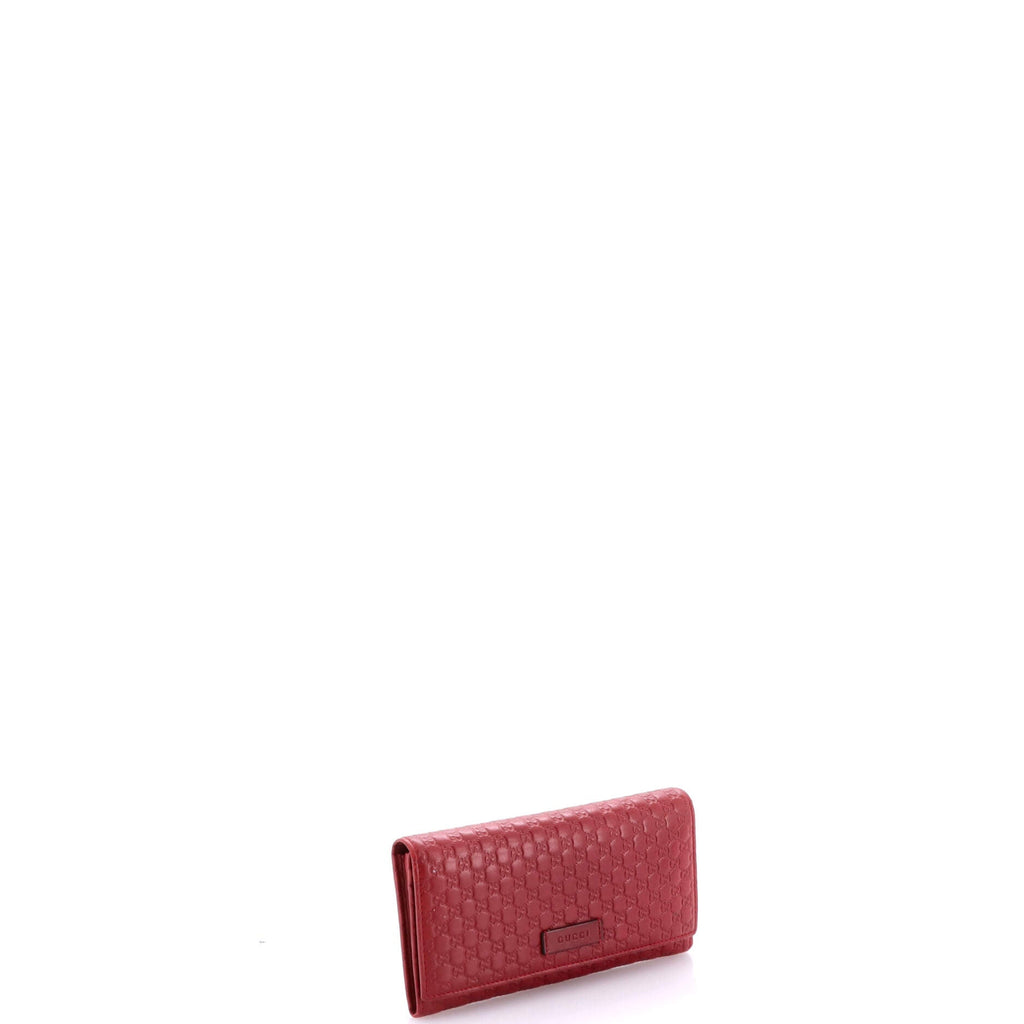 Flap Wallet Microguccissima Leather Long