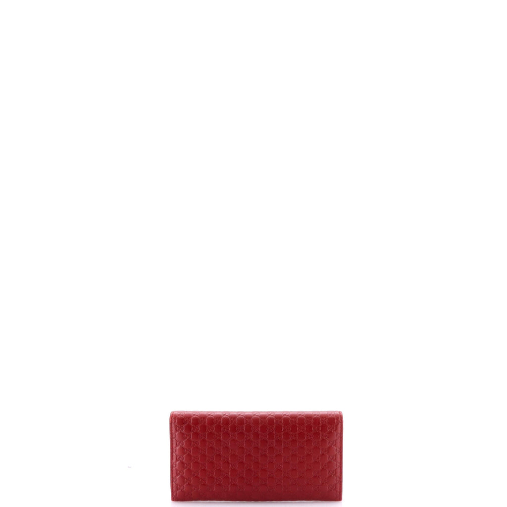 Flap Wallet Microguccissima Leather Long