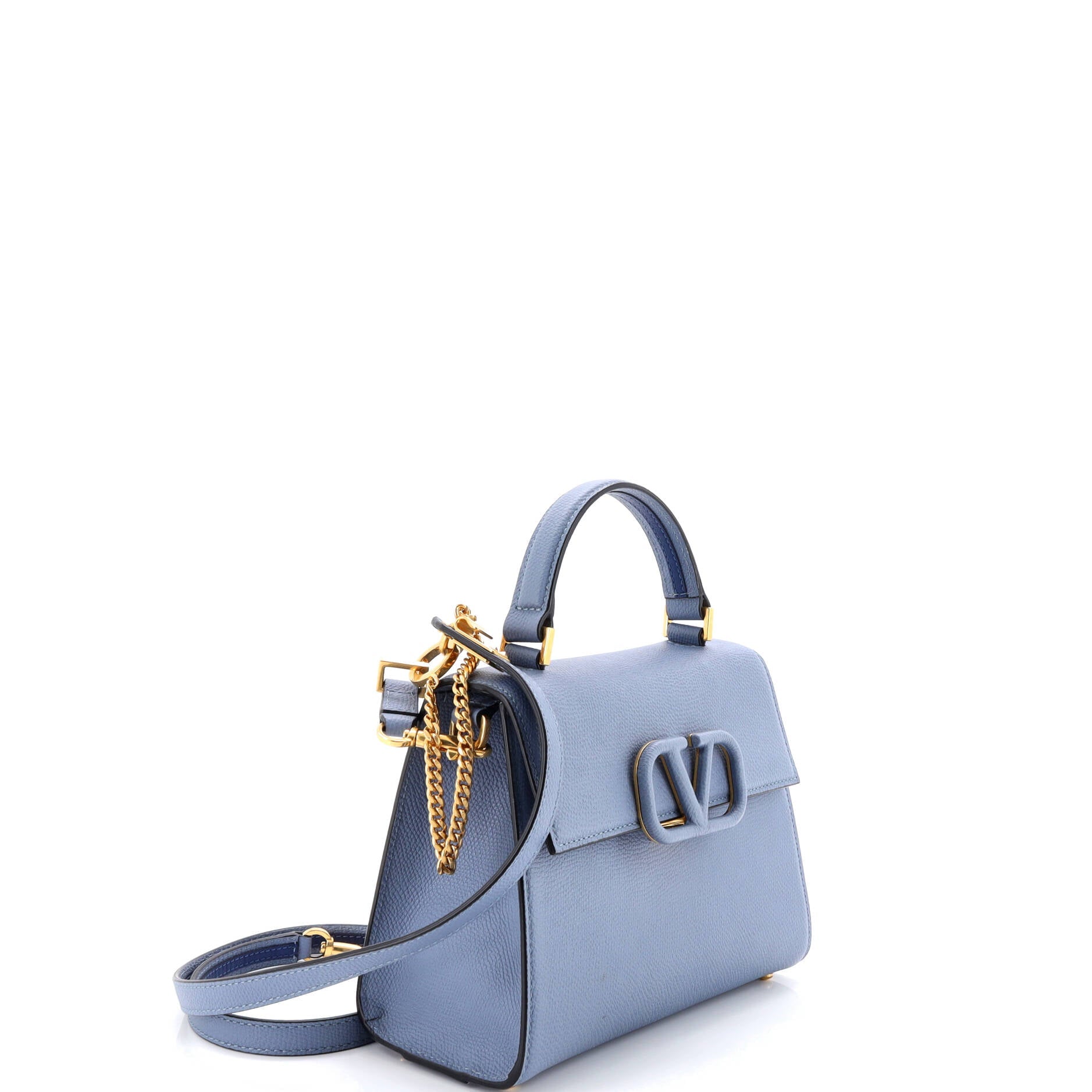 VSling Top Handle Bag Leather Small