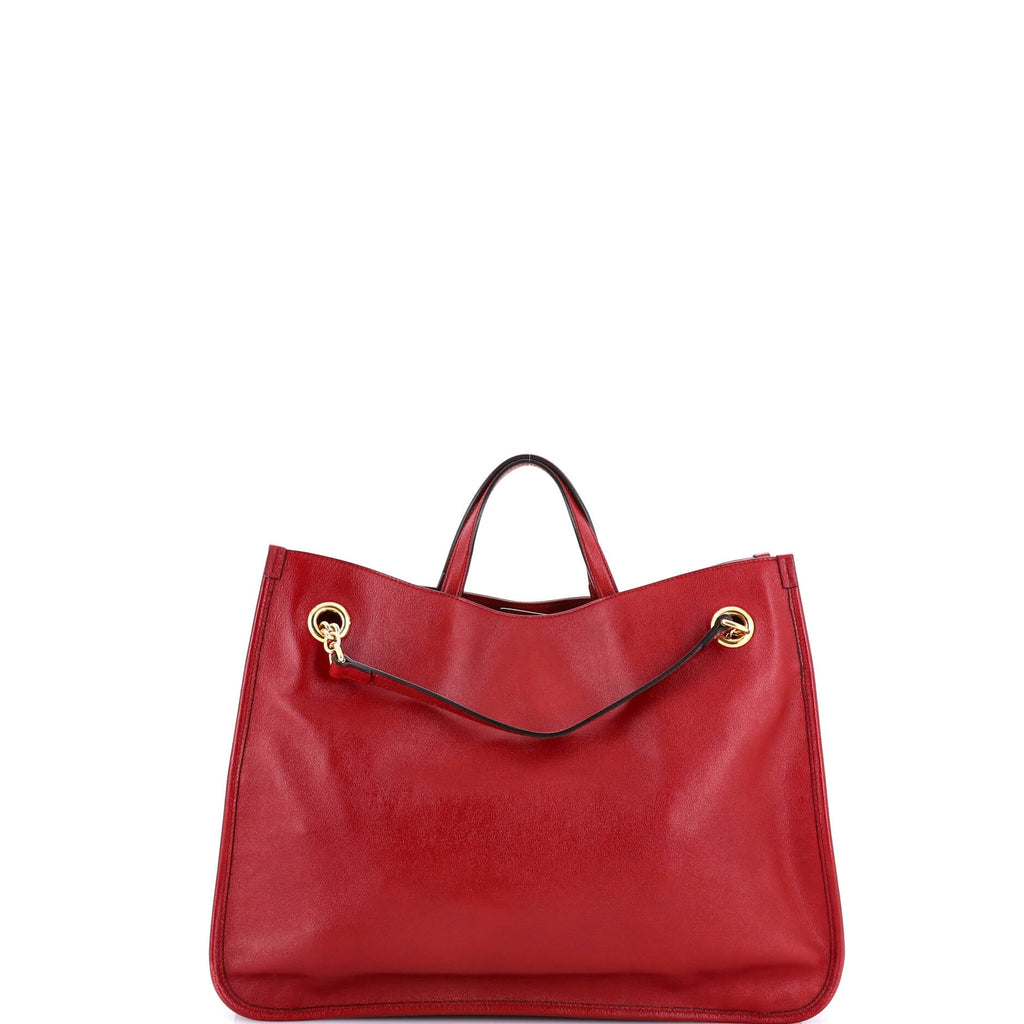 Horsebit 1955 Chain Tote Leather Large