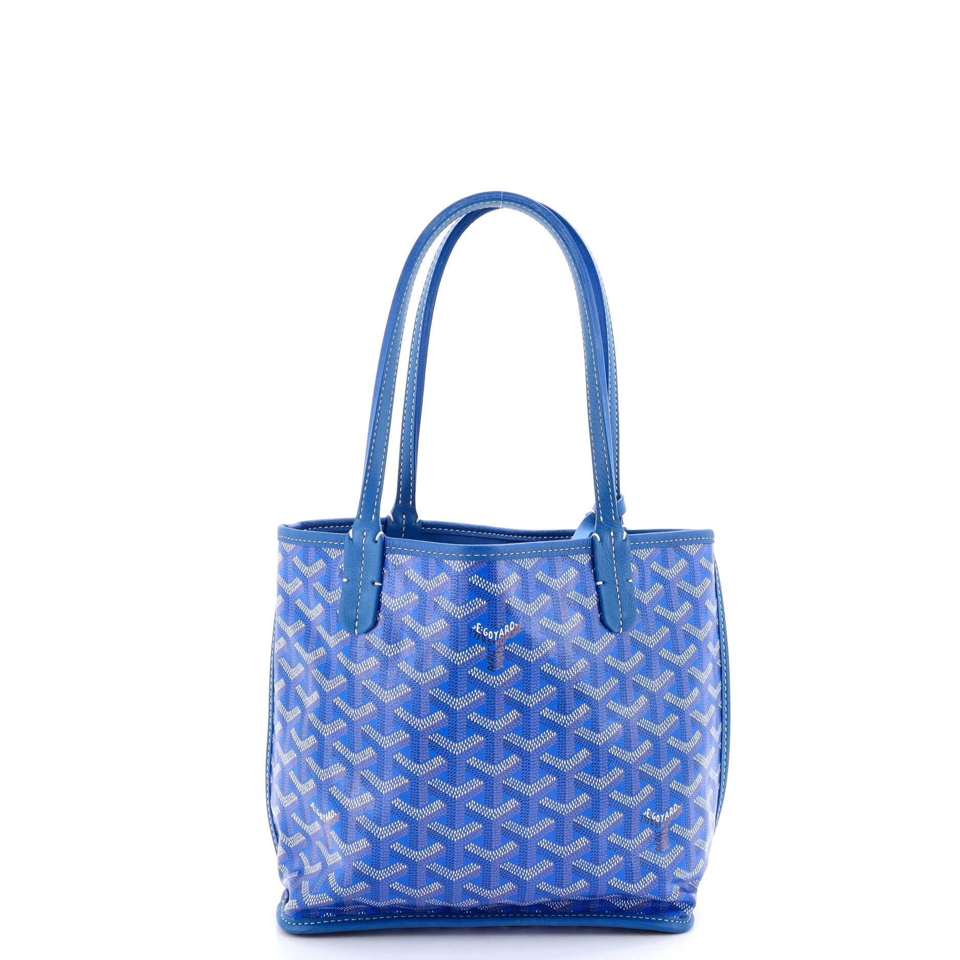 Anjou Reversible Tote Coated Canvas Mini