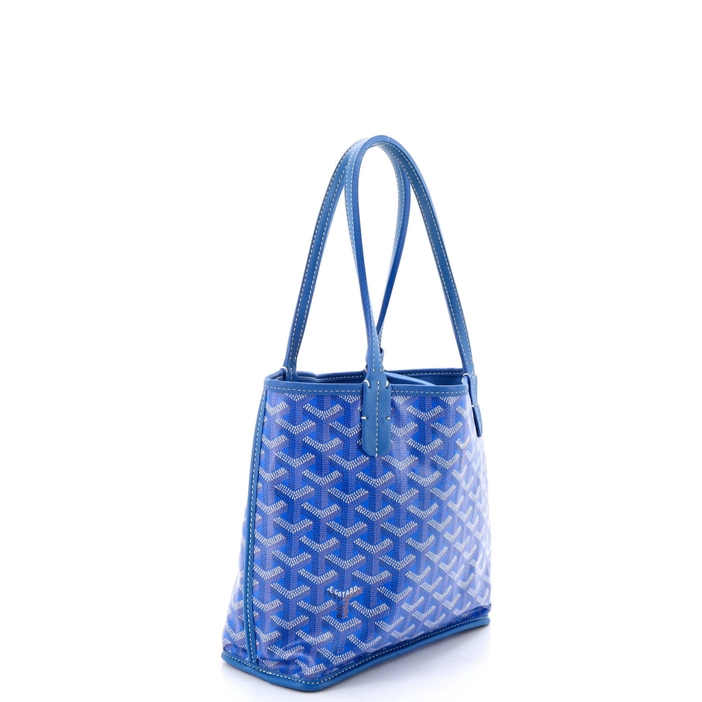 Anjou Reversible Tote Coated Canvas Mini